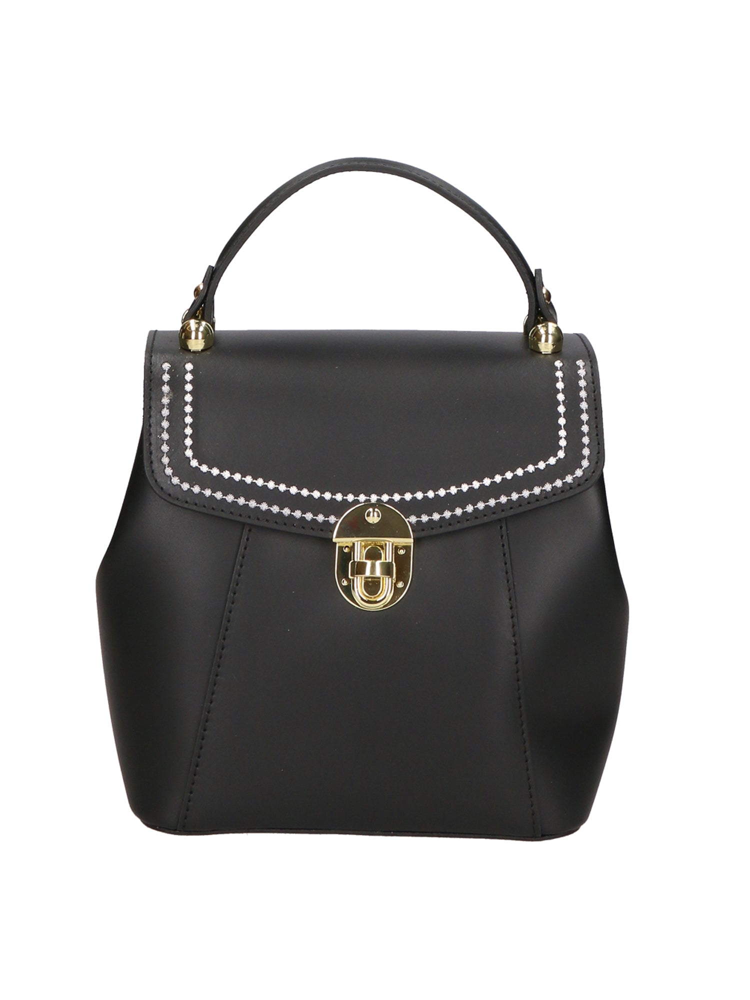 Giuditta Borsa a mano da donna 100% pelle 05937-P218 NERO Chiara Ferretti