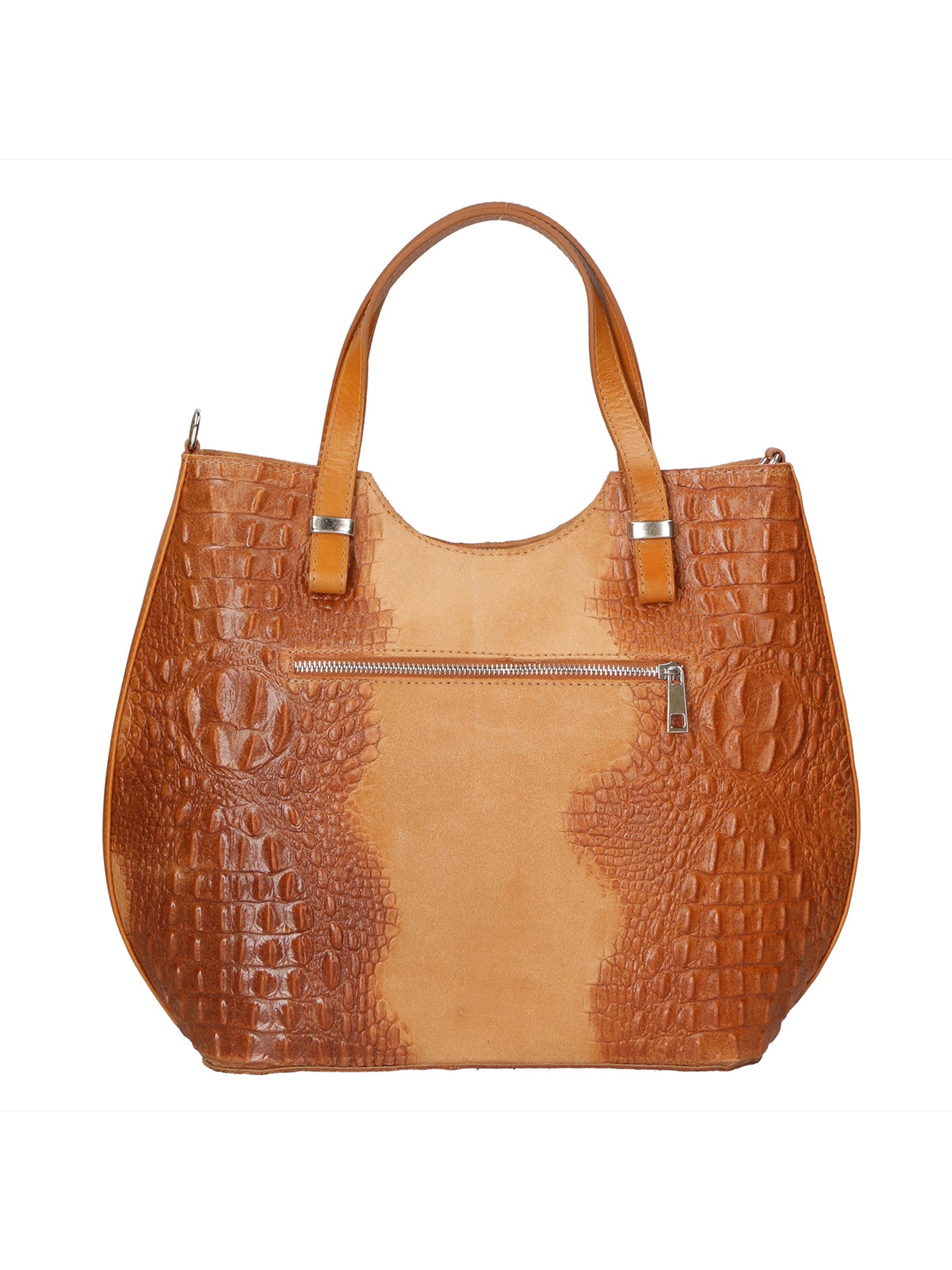 Elda Borsa a mano da donna Vera pelle croco 80046 1-CUOIO Chiara Ferretti