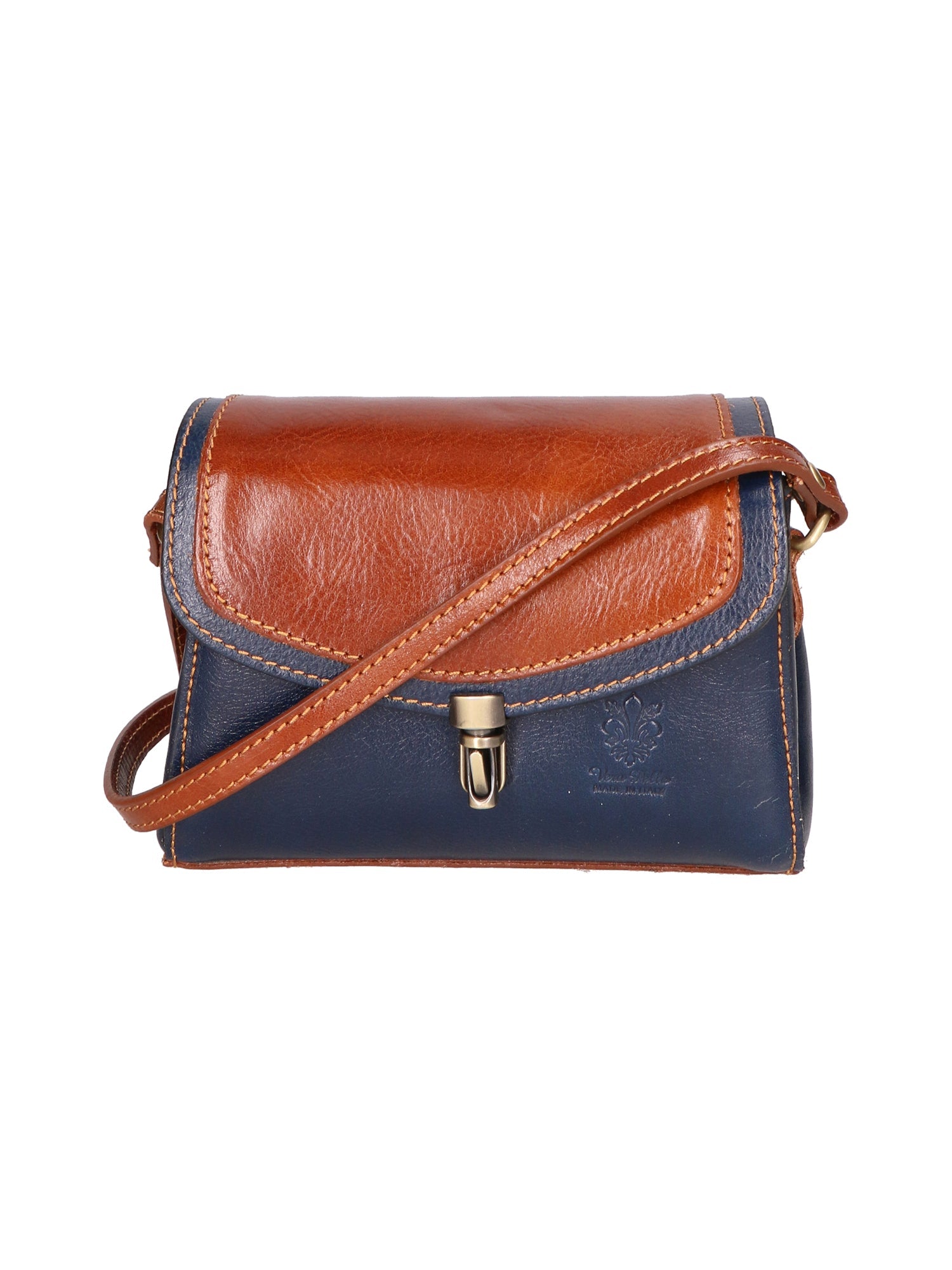 Borsa a tracolla Faye da donna In Vera pelle Made in Italy 18x13x5 cm