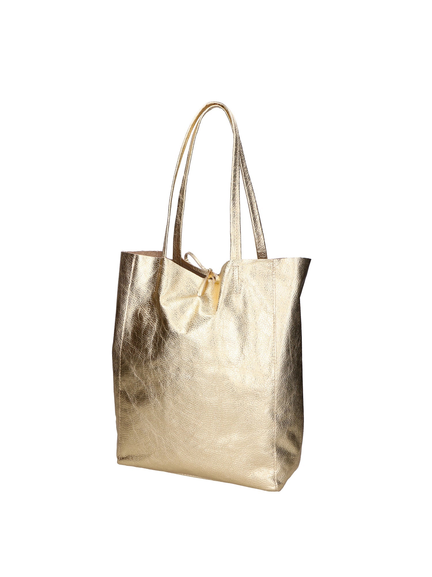 Genny Women's Shoulder Bag in Genuine Leather Made in Italy 36x40x11 cm