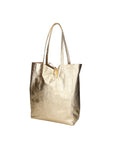Genny Women's Shoulder Bag in Genuine Leather Made in Italy 36x40x11 cm