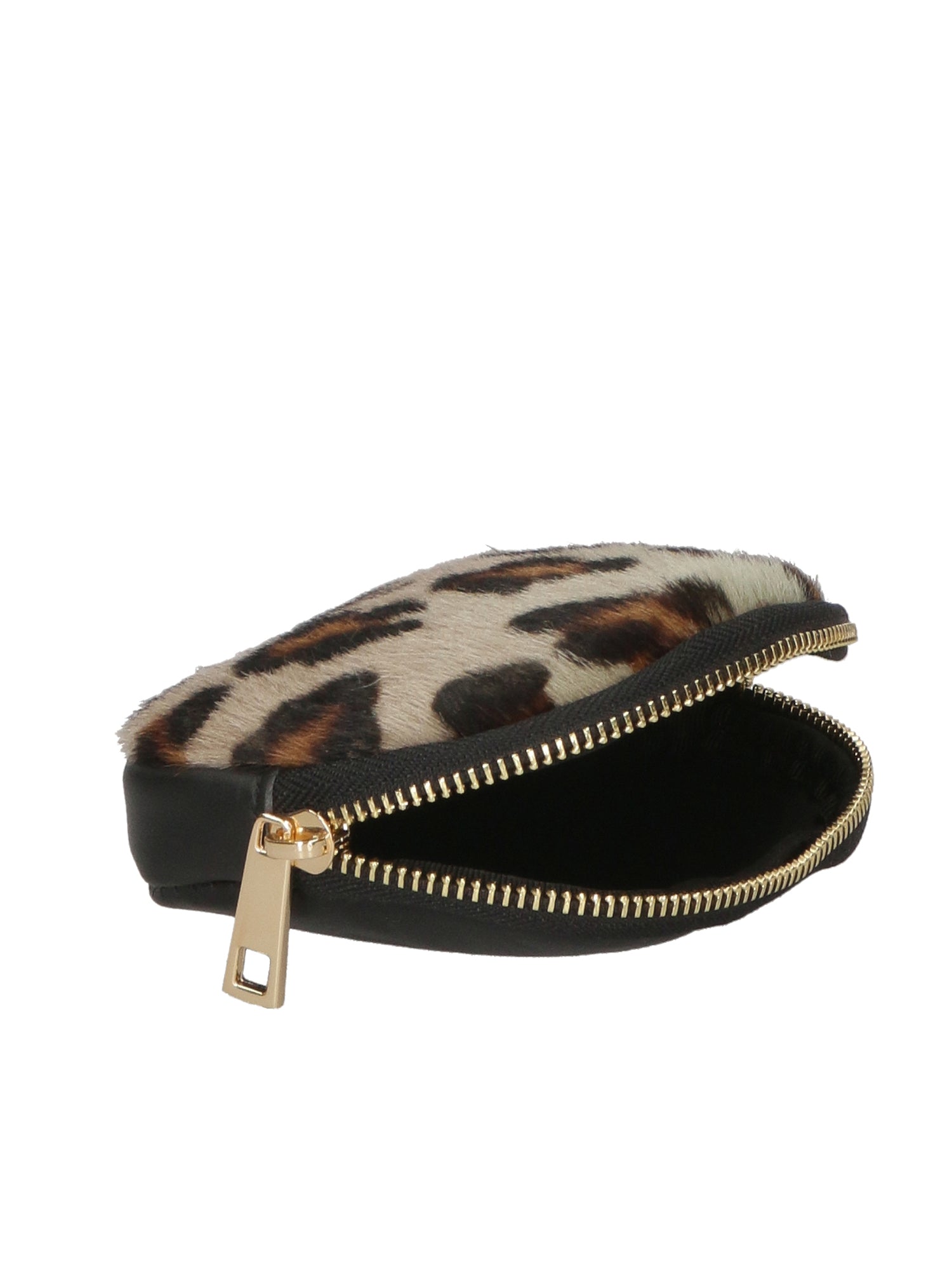 Rachele Pochette donna vera pelle Zip 02535-LEOPARDO TAUPE Chiara Ferretti