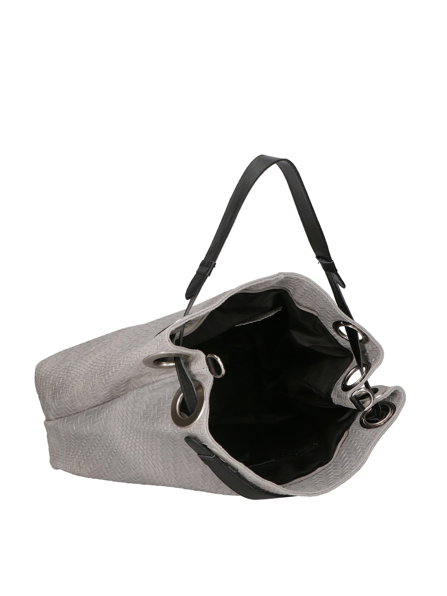 Emilia Damen-Schultertasche aus echtem Leder, hergestellt in Italien, 29 x 36 x 13 cm