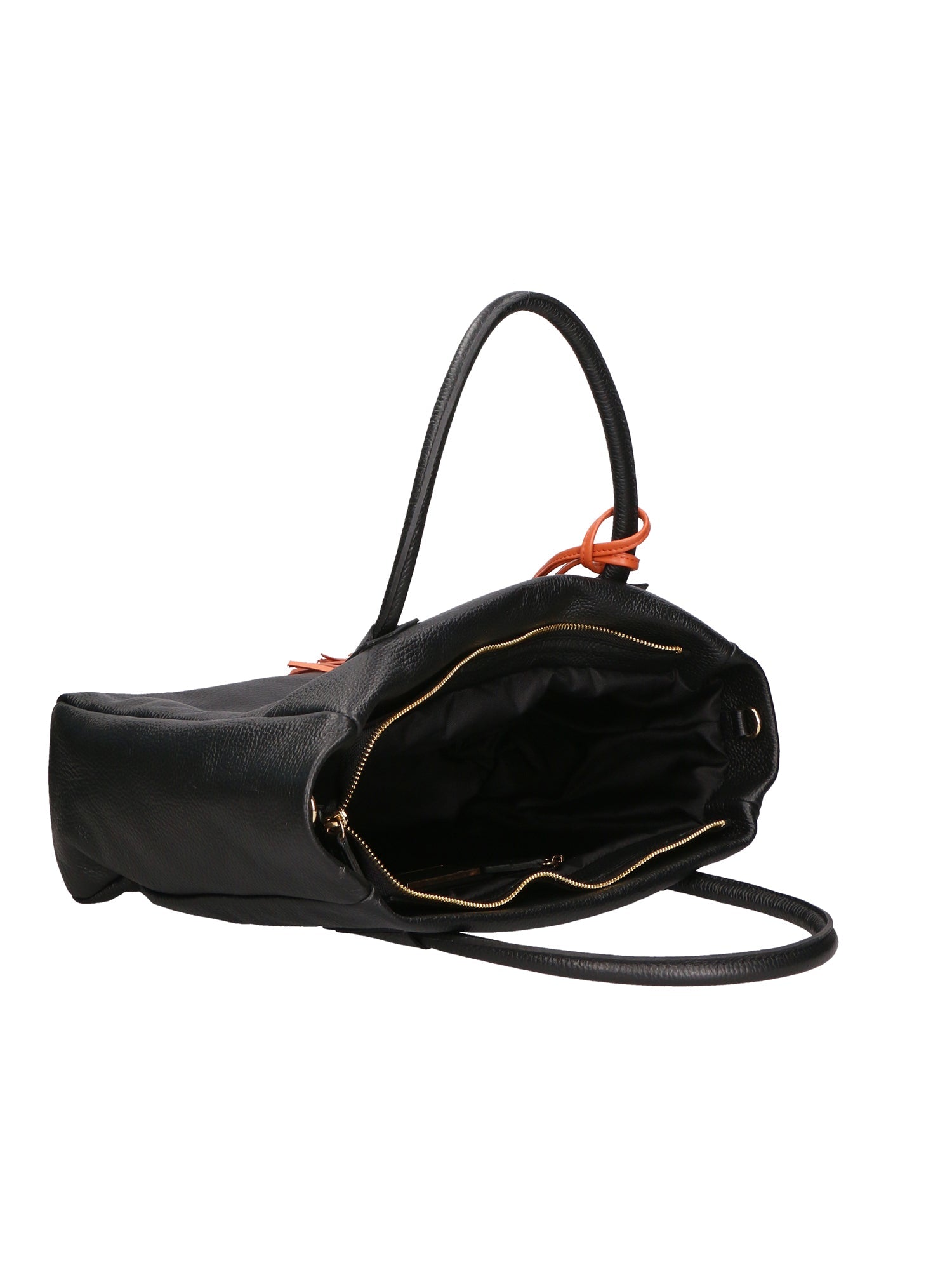 Women's Shoulder Bag in Genuine Leather Made in Italy 27.5x46x10 cm