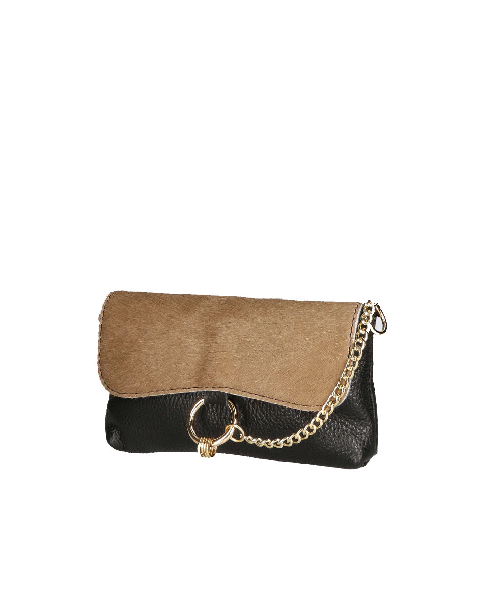 Pochette da Donna Alda in Vera Pelle Made in Italy 10x18x5 cm