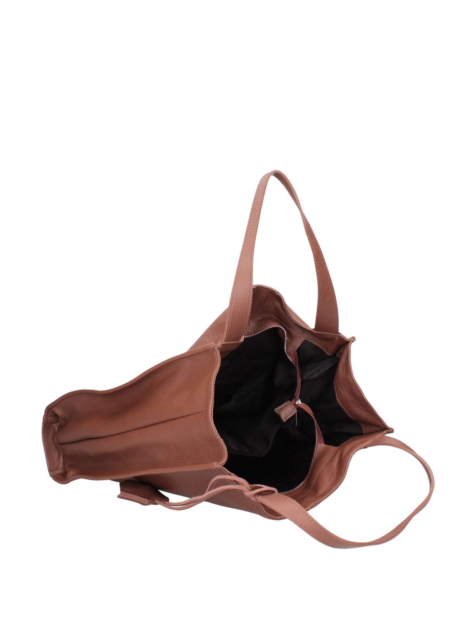 Aelia Borsa a spalla da donna Vera pelle 3312-D21 MARRONE Chiara Ferretti
