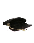 Alda Damen-Clutch aus echtem Leder, hergestellt in Italien, 10 x 18 x 5 cm