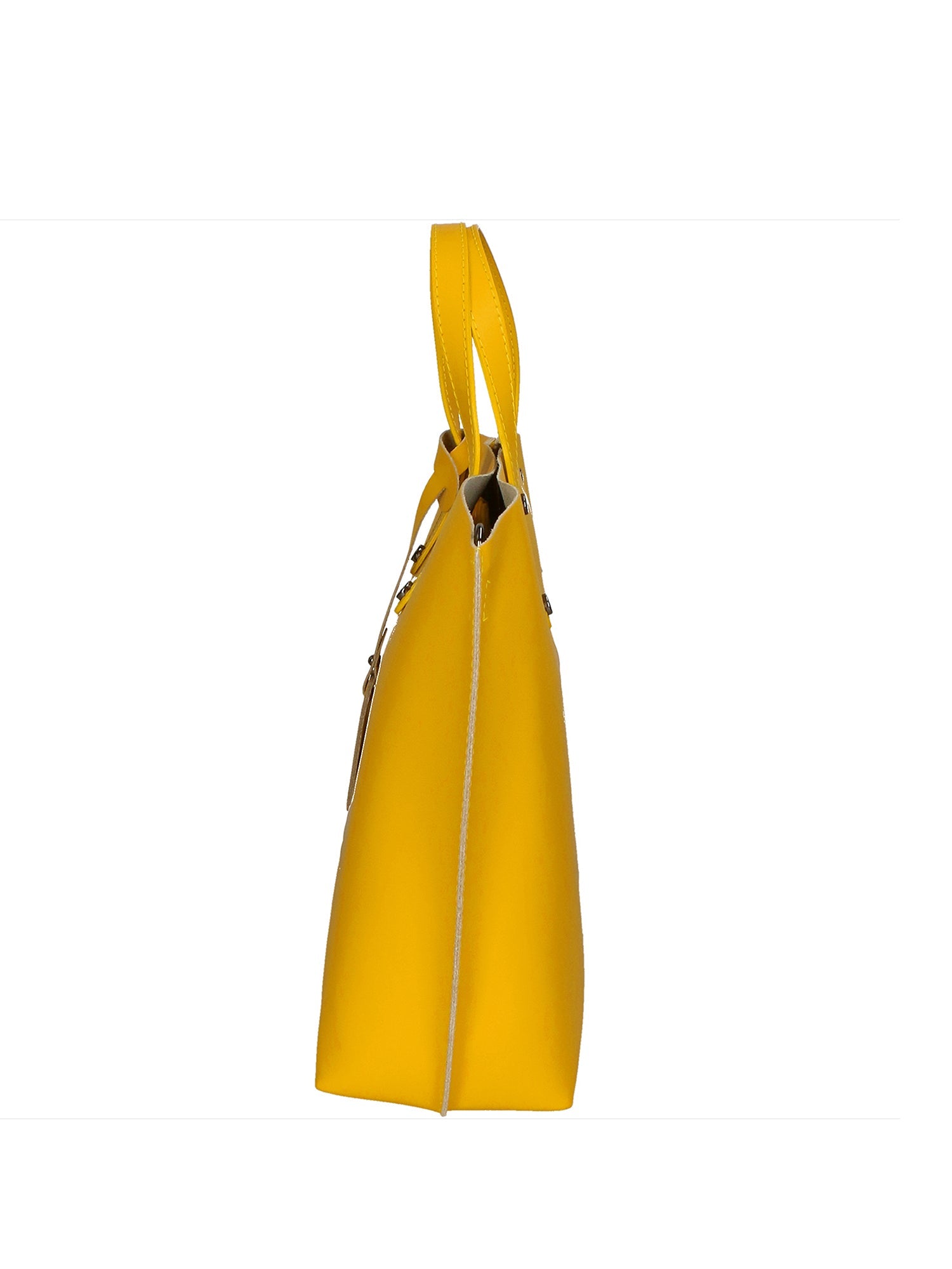 Lumena Borsa a mano da donna Vera pelle 2094-L224 GIALLO Chiara Ferretti
