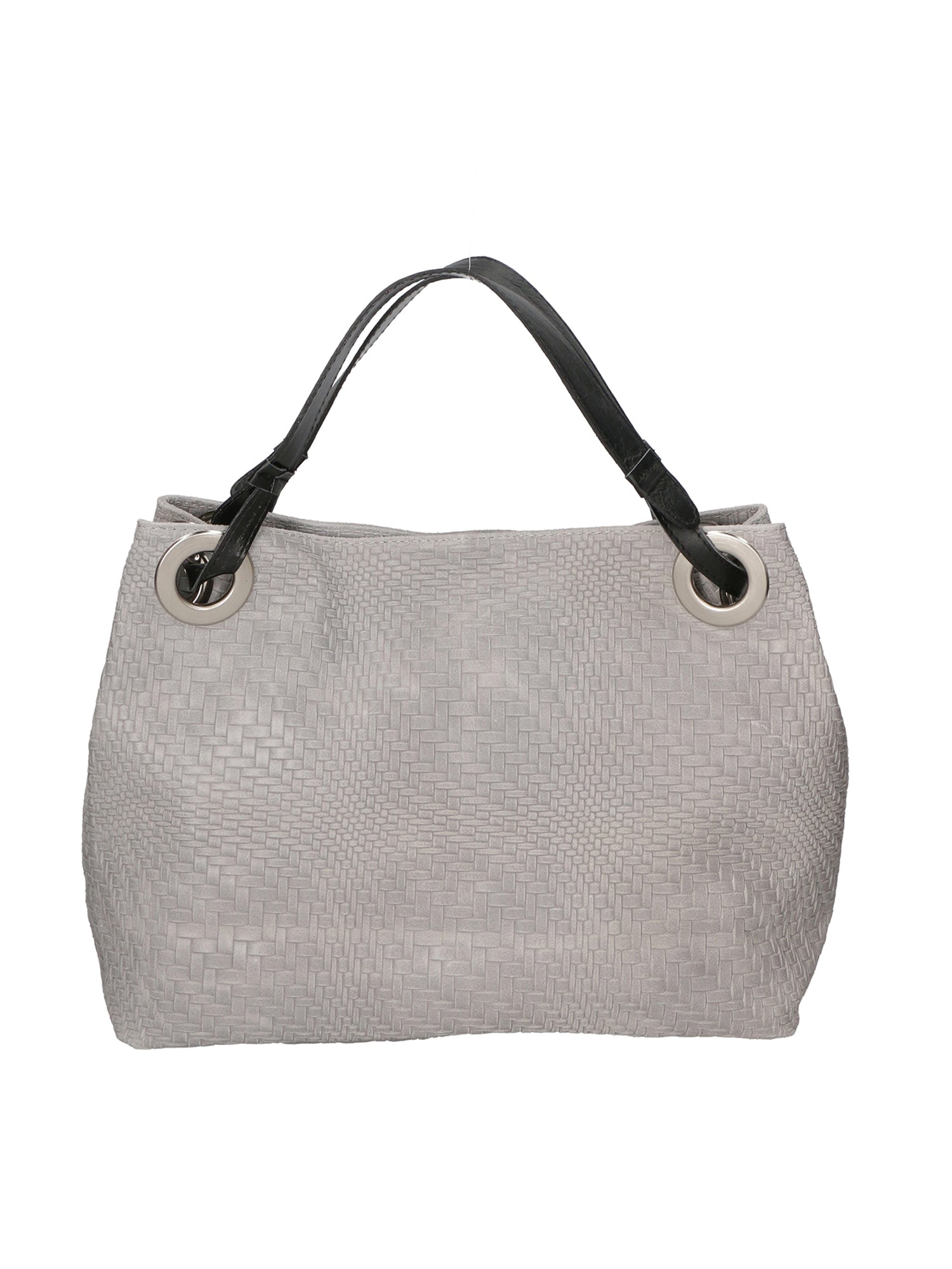 Emilia Damen-Schultertasche aus echtem Leder, hergestellt in Italien, 29 x 36 x 13 cm