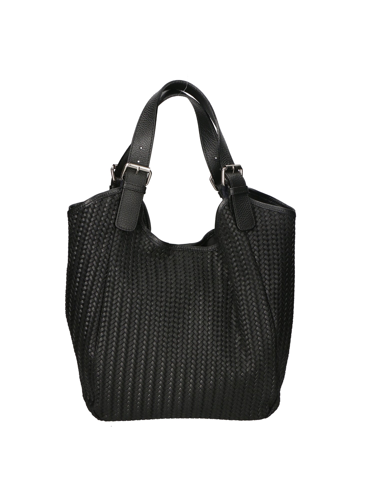 Elettra Borsa a mano da donna Vera pelle 80050-NERO Chiara Ferretti