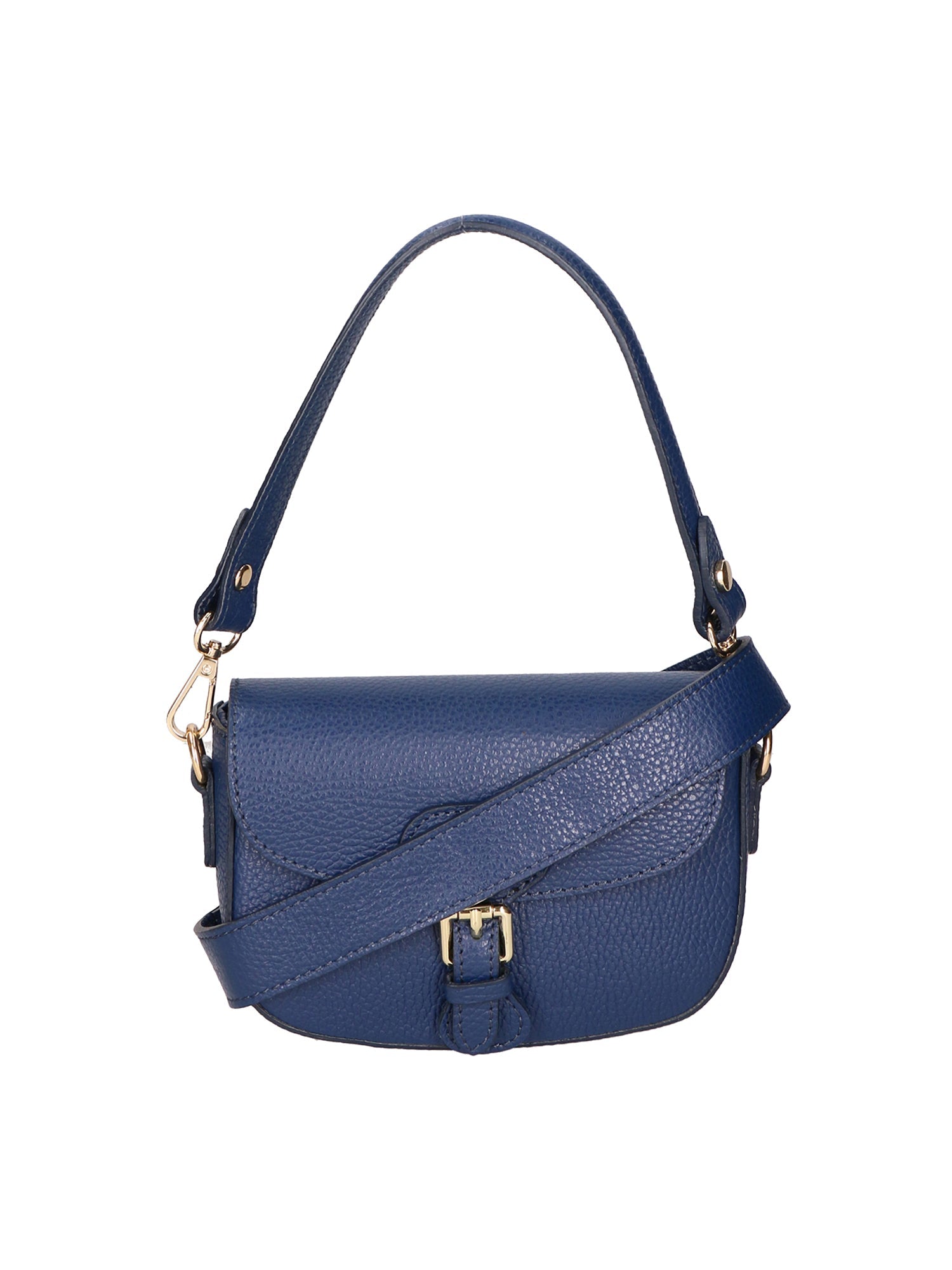 Viktoria Borsa a spalla da donna Vera pelle 06526-D24 BLU JEANS Chiara Ferretti