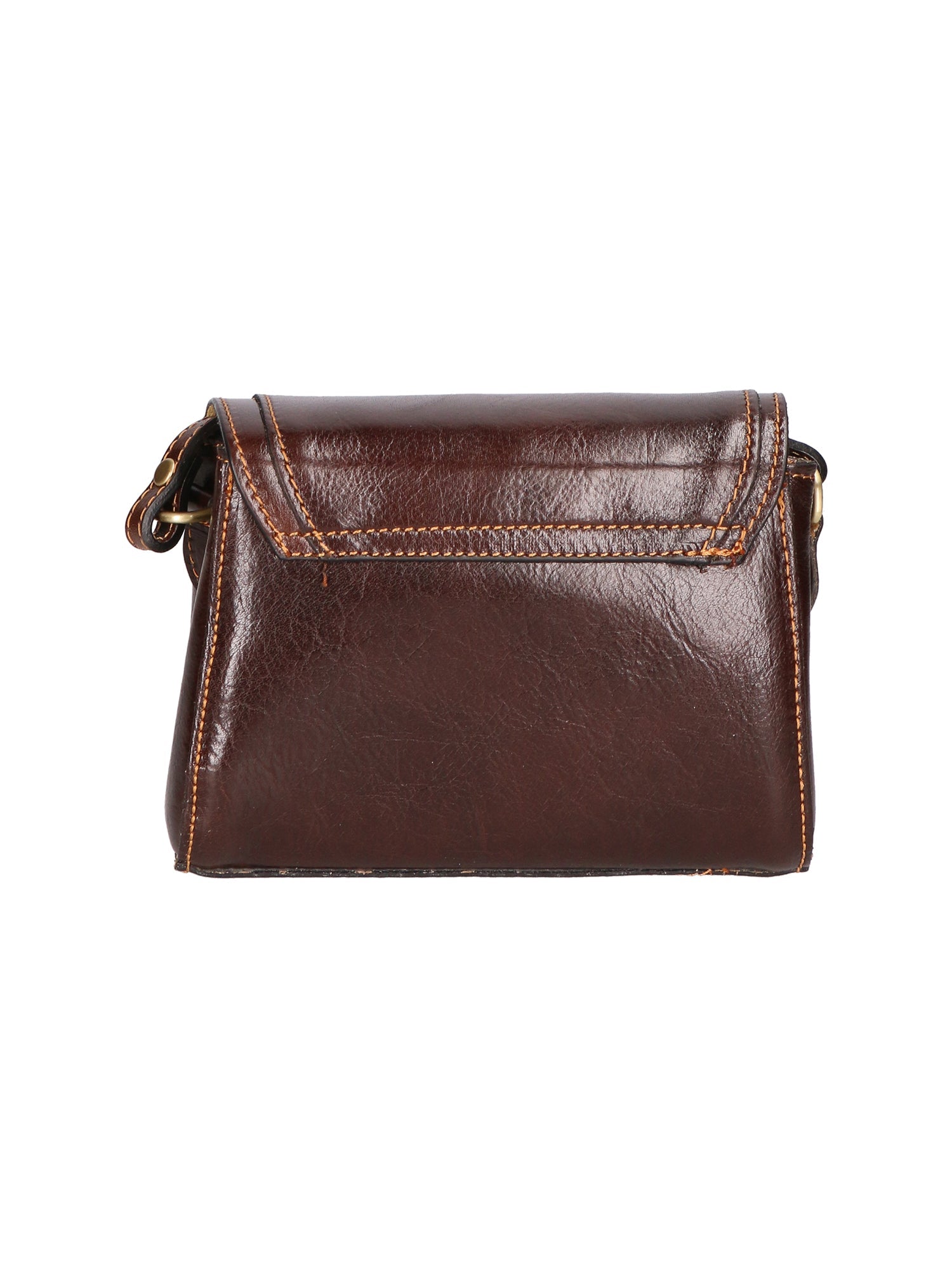 Faye Damen-Schultertasche aus echtem Leder, hergestellt in Italien, 18 x 13 x 5 cm