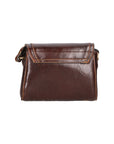 Faye Damen-Schultertasche aus echtem Leder, hergestellt in Italien, 18 x 13 x 5 cm