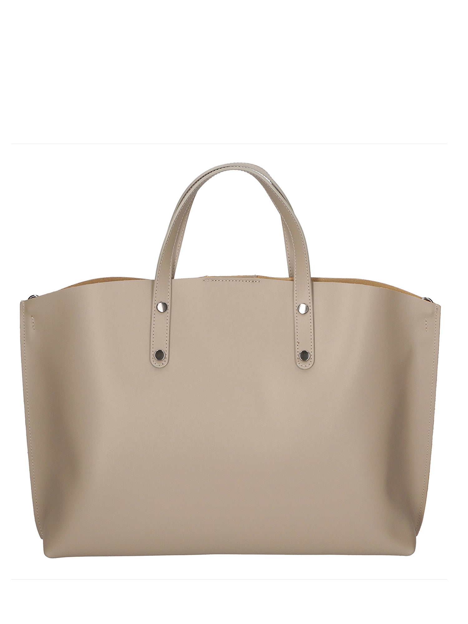 Lumena Borsa a mano da donna Vera pelle 2094-L110 TAUPE Chiara Ferretti