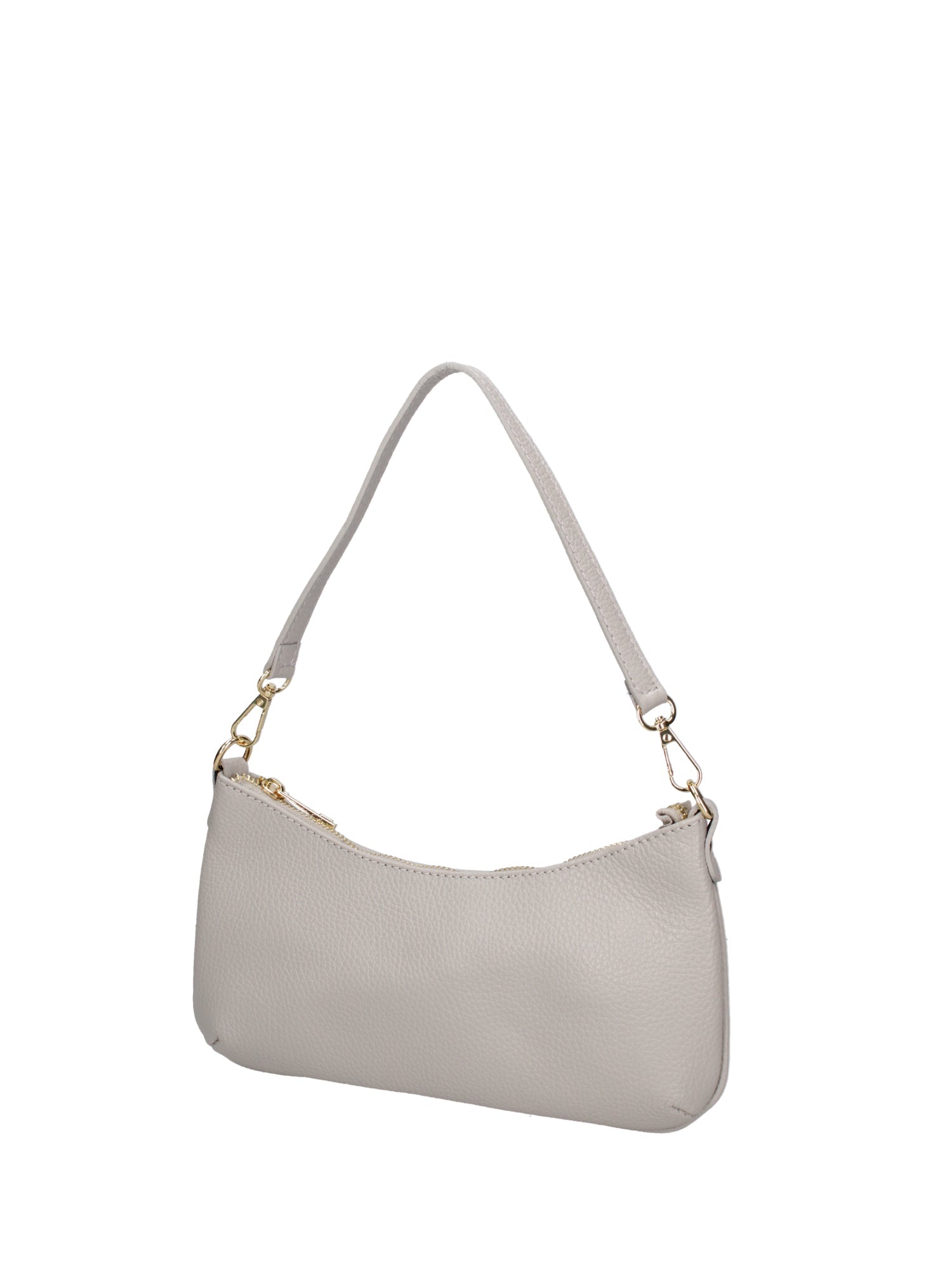 Oriane Borsa a spalla da donna Vera Pelle 07400-D86 GRIGIO PERLA Chiara Ferretti