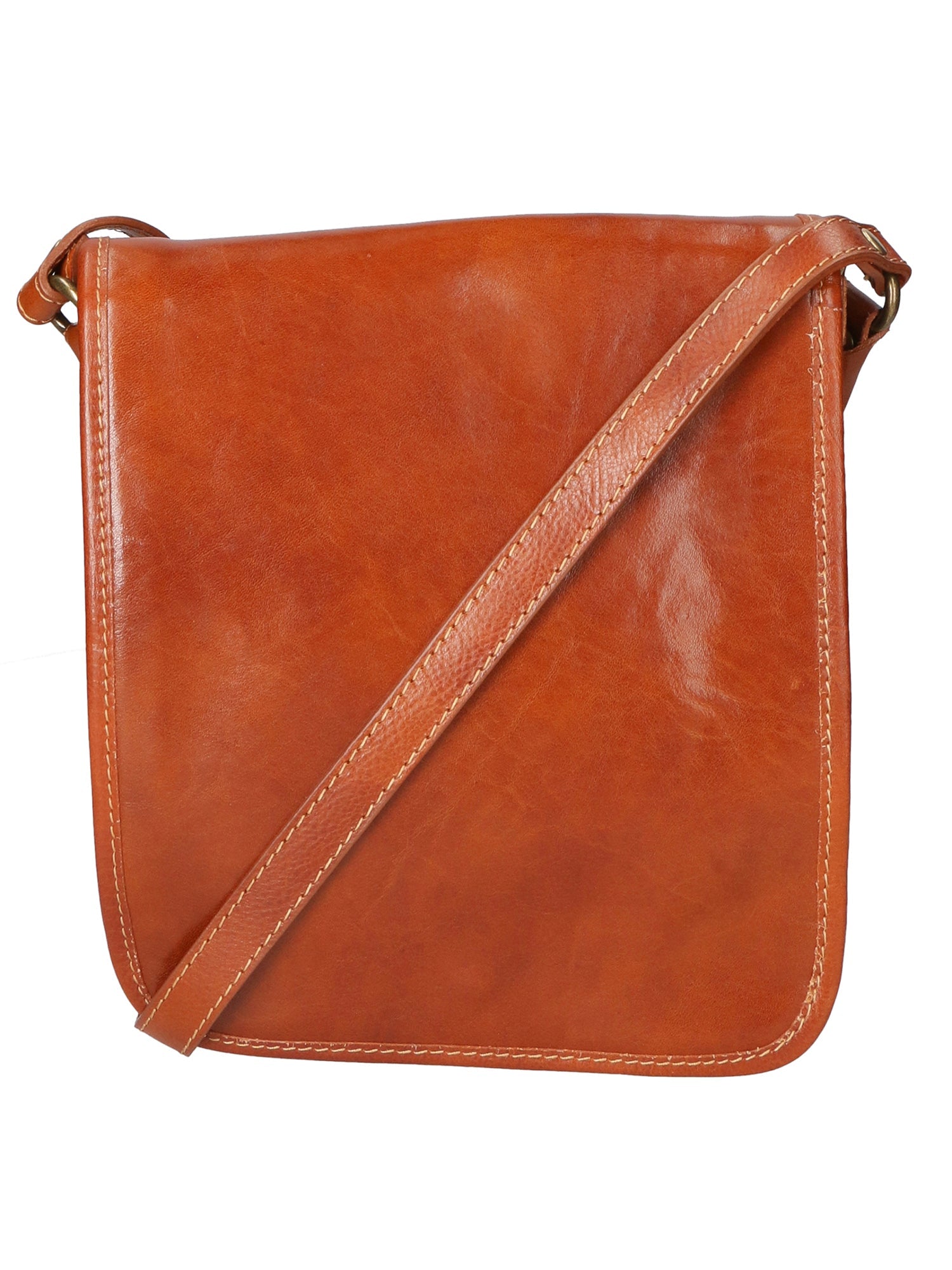 Fiamma Borsa a tracolla da donna Vera pelle 9109-CUOIO Chiara Ferretti