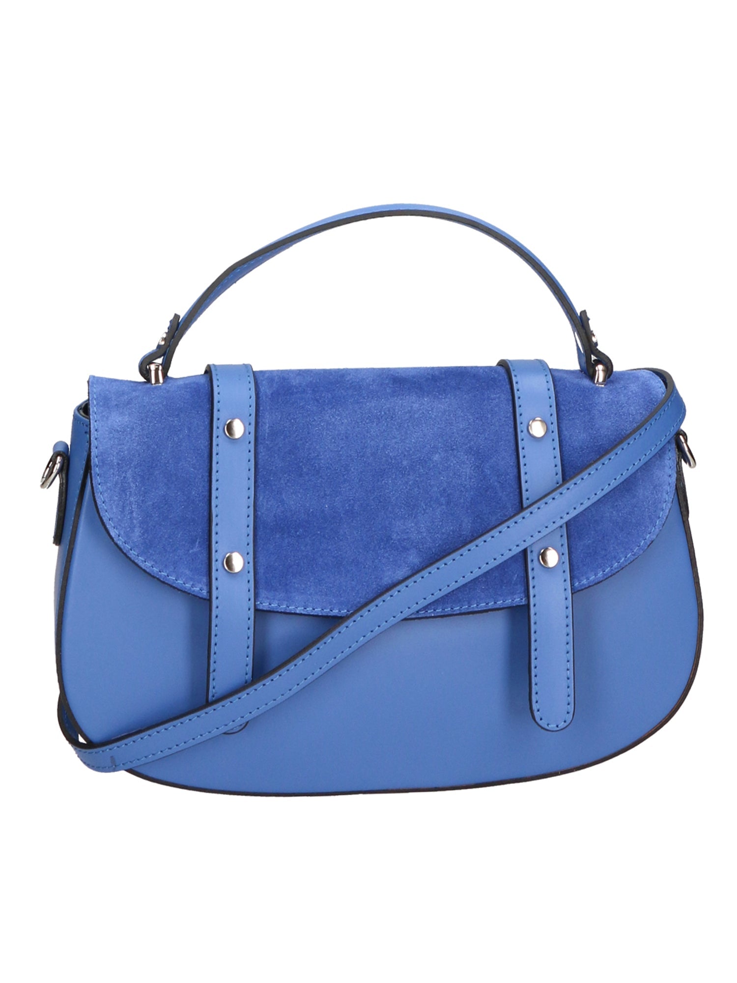 Genziana Borsa a mano da donna Vera pelle 05993-L112 GLICINE+18 BLU Chiara Ferretti