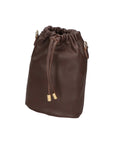 Angela Damen-Hobo-Tasche aus echtem Leder, hergestellt in Italien, 20 x 16 x 7 cm
