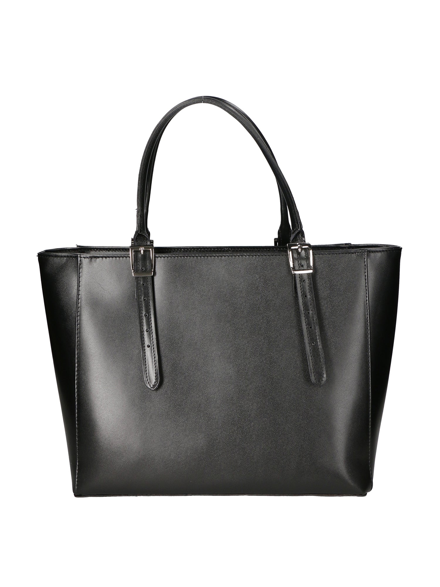 Fortunata Borsa a mano da donna Vera pelle 9119-NERO BLACK Chiara Ferretti