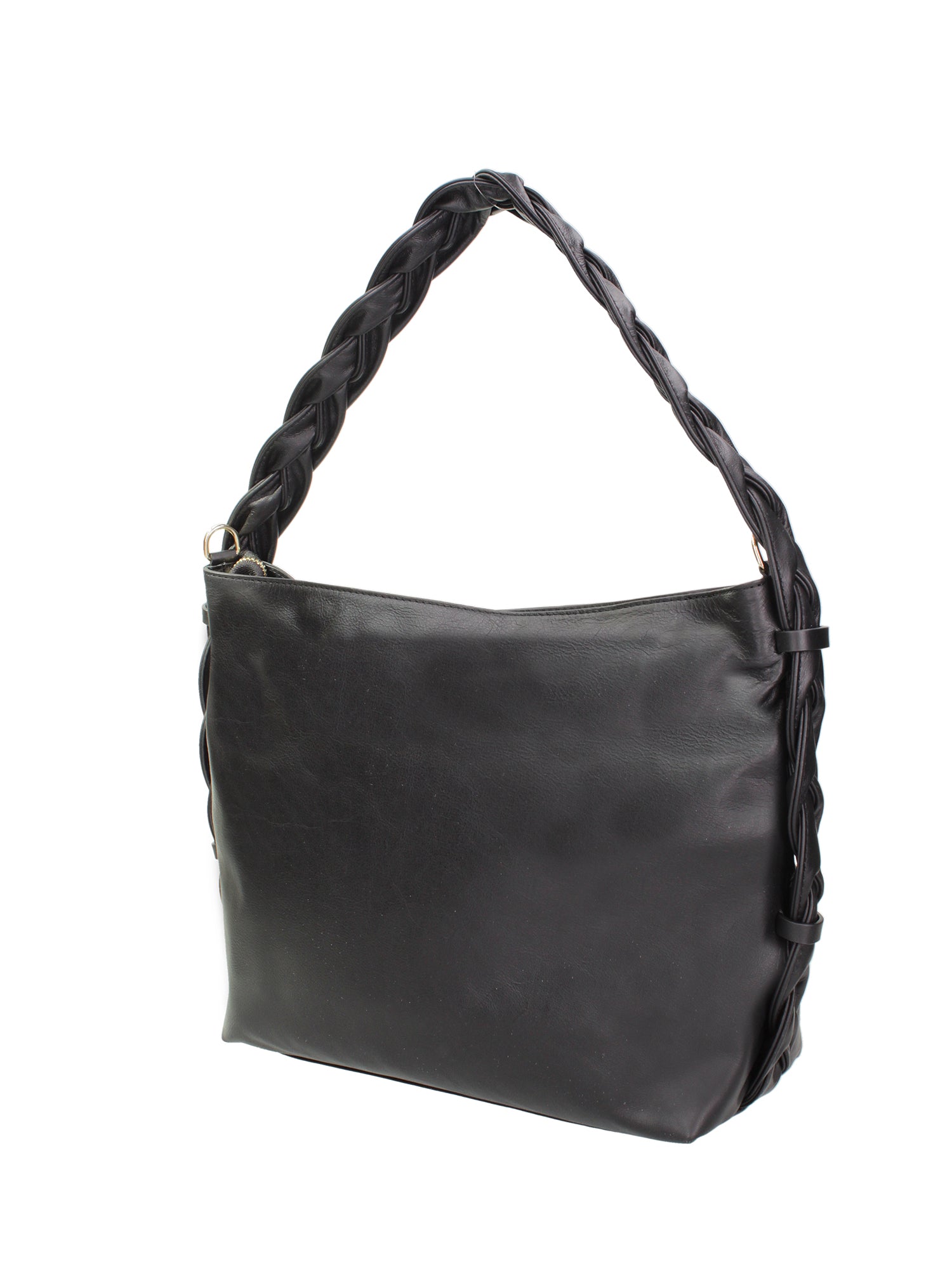 Umbria Borsa a spalla da donna Vera pelle 07169-NERO BLACK Chiara Ferretti
