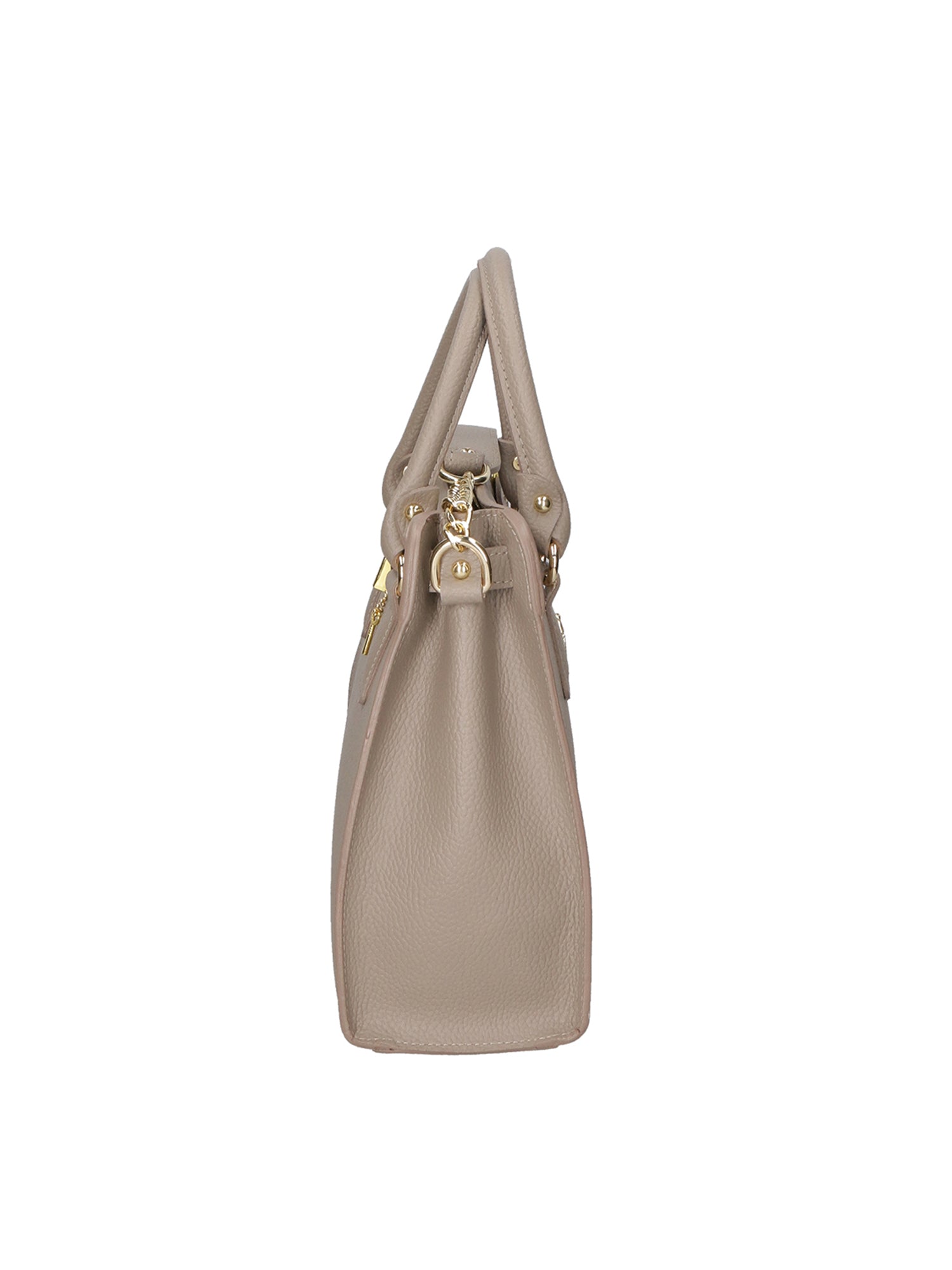 Dorotea Borsa a mano da donna 100% pelle 80040-D11 TAUPE SCURO DARK TAUPE Chiara Ferretti