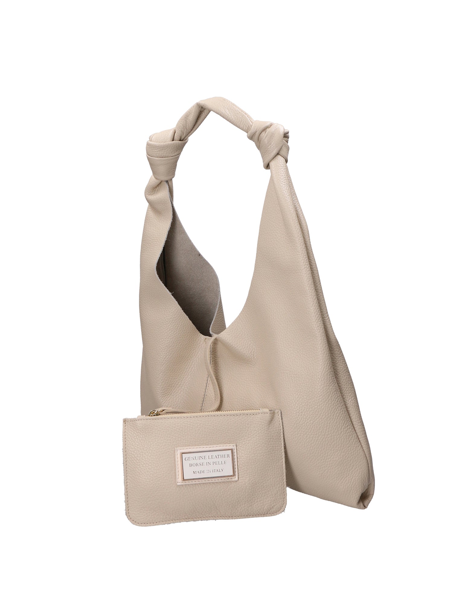 Gwenda Borsa a spalla da donna Vera pelle 06008-D37 LATTE MILK Chiara Ferretti