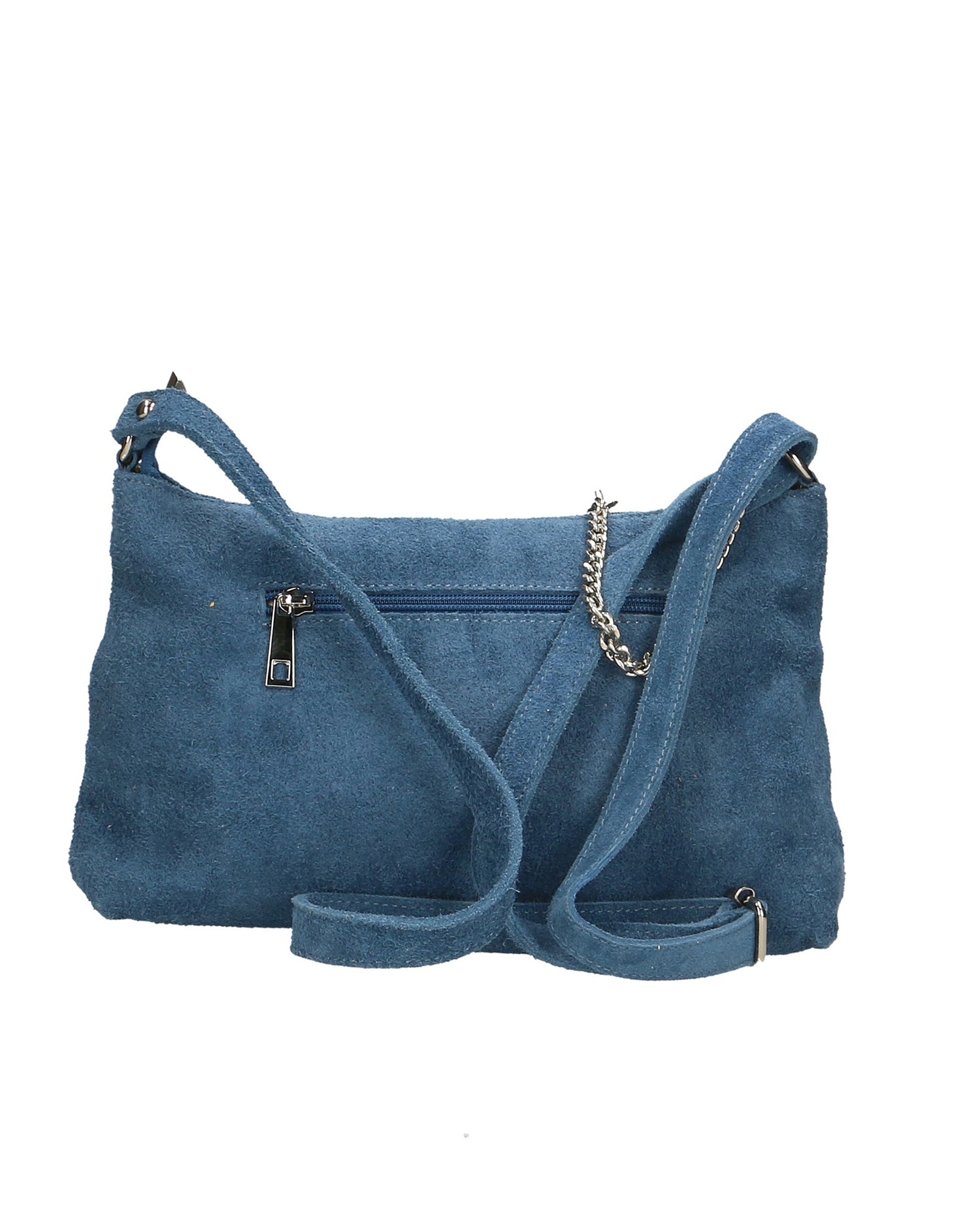 Embera Elite Borsa a tracolla donna Vera pelle scamosciata 8650-BLU Chiara Ferretti