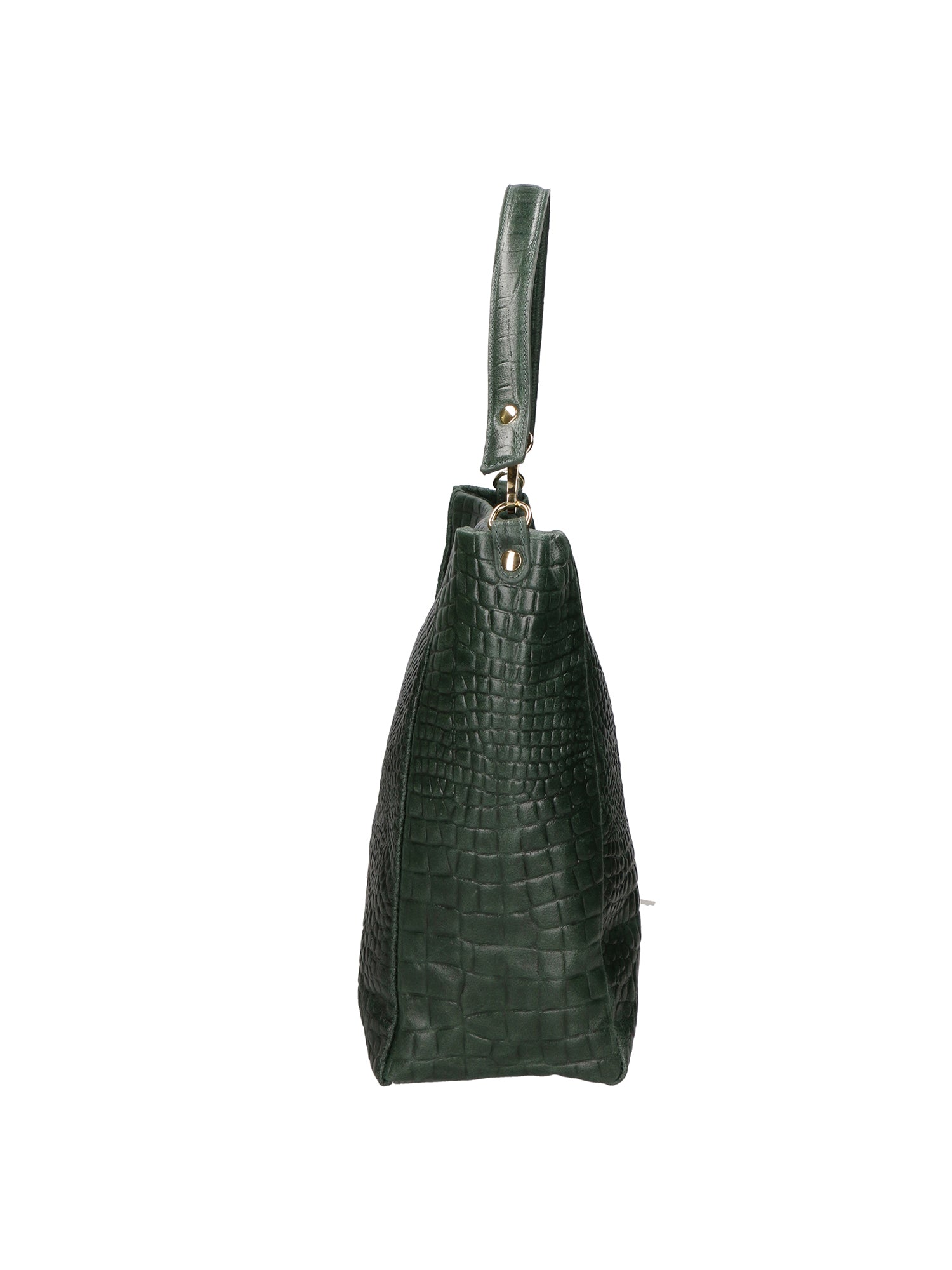 Valtera Damen-Schultertasche aus echtem Leder, hergestellt in Italien, 32 x 31 x 15 cm
