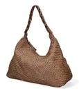 Asteria Borsa a spalla da donna Vera pelle 7799-TAUPE Chiara Ferretti