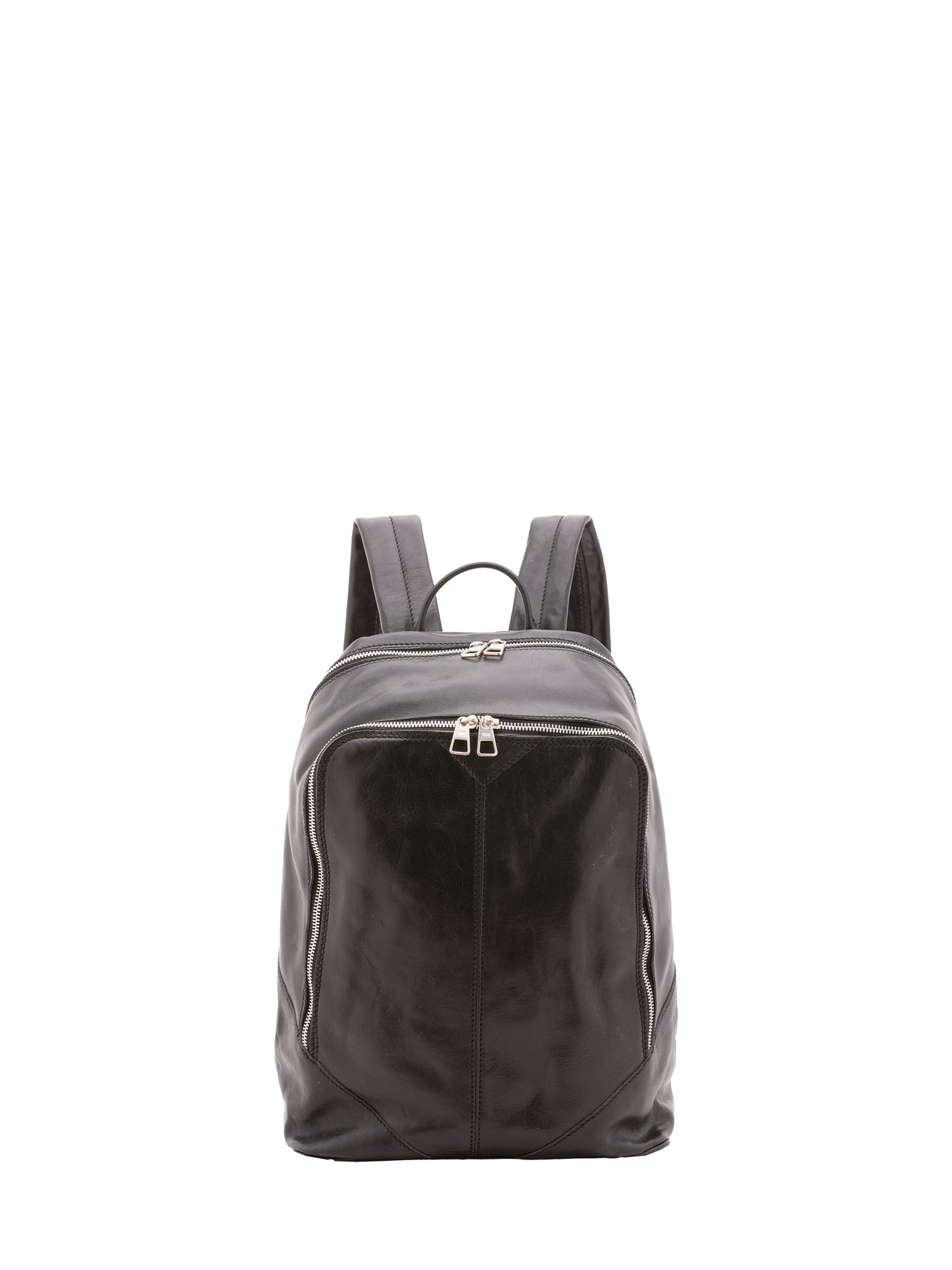 Zaino unisex in vera pelle 100% cotone 4428-NERO Alessia Firenze