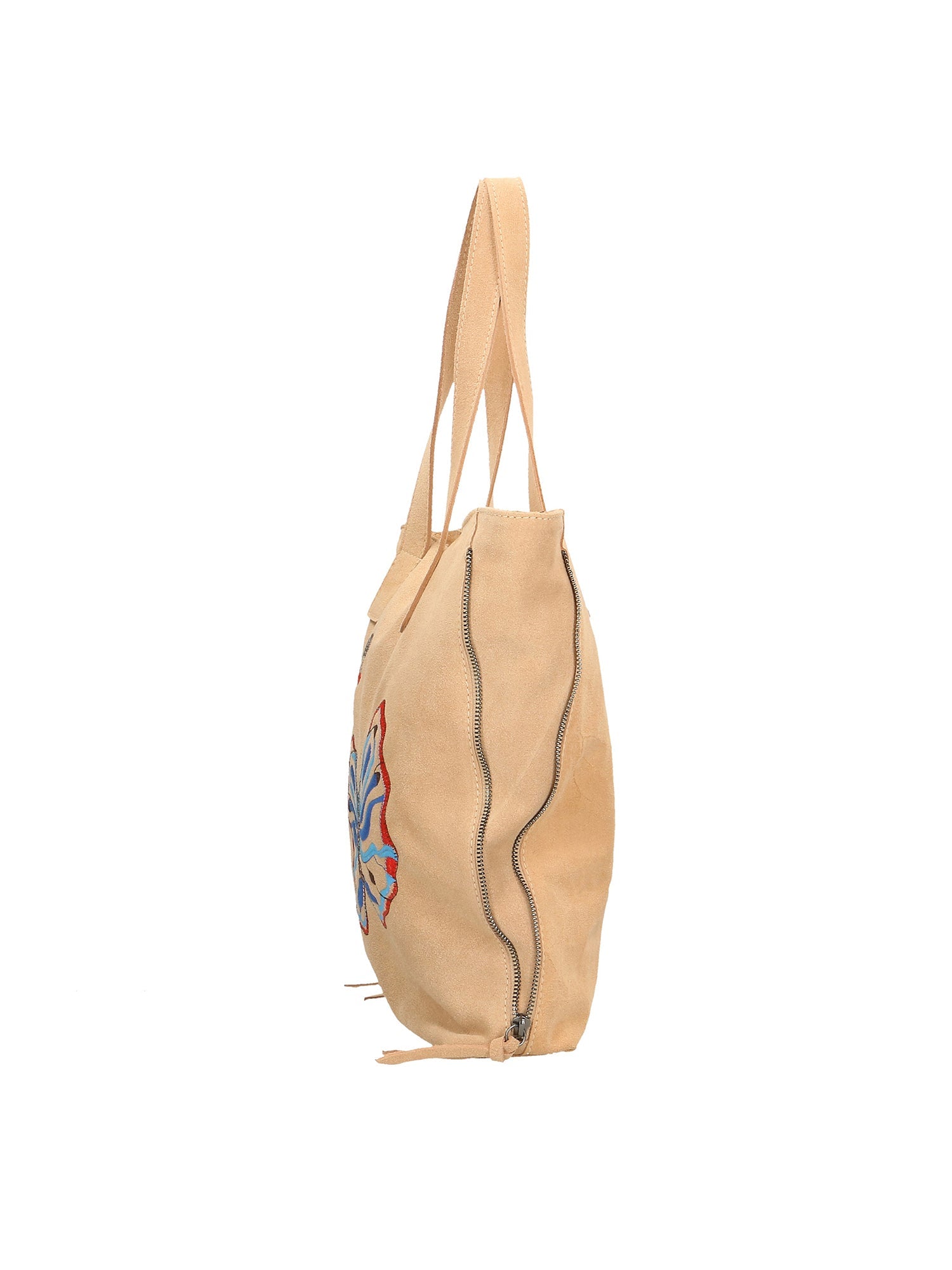 Papillon Borsa a spalla da donna Vera pelle 8620-FANGO TAUPE Chiara Ferretti