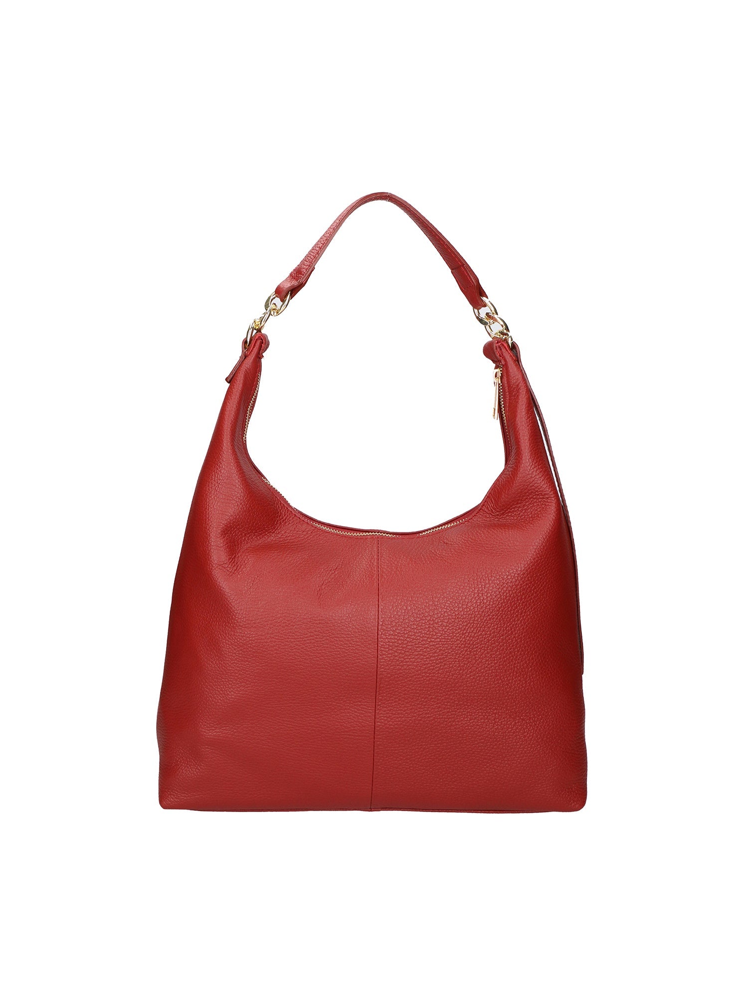 Ursula Borsa a spalla da donna Vera pelle 06673-D10 ROSSO SCURO Chiara Ferretti