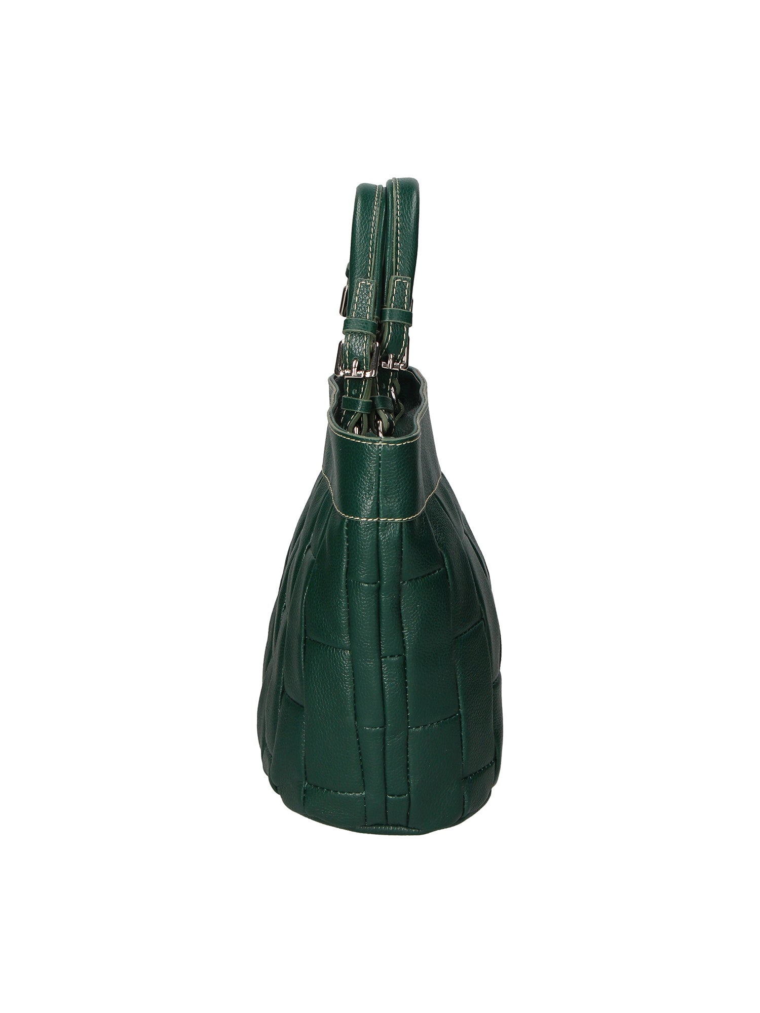 Olimpia Damenhandtasche aus echtem Leder, hergestellt in Italien, 24 x 28 x 14 cm