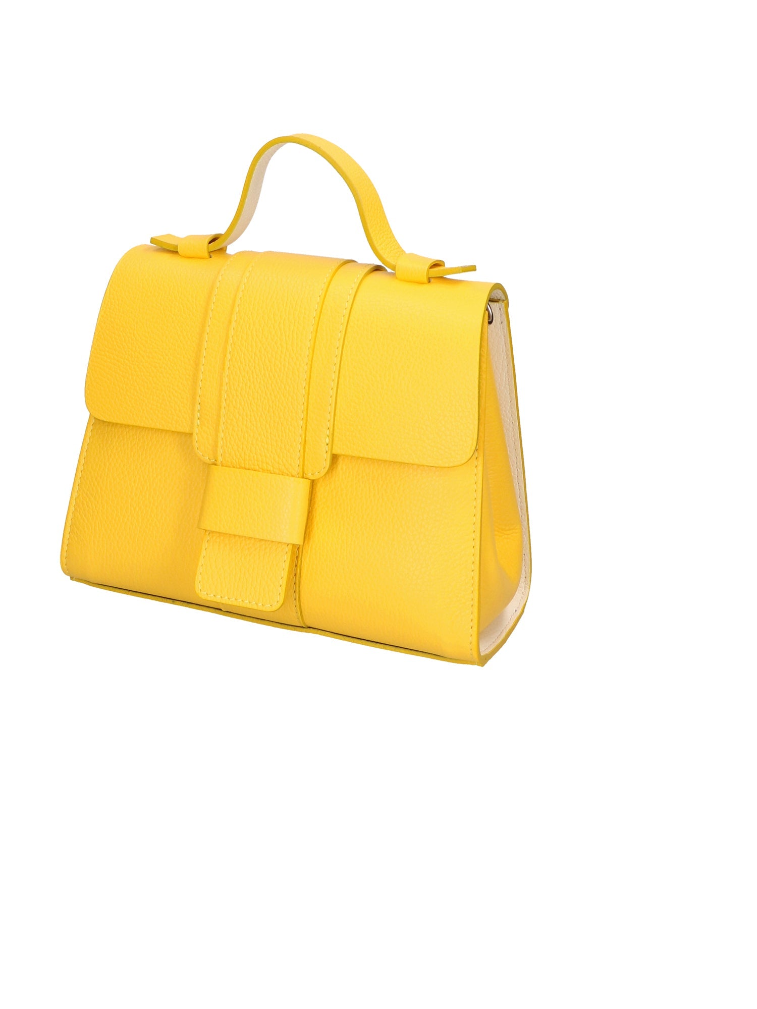Gina Borsa a mano da donna Vera pelle 05926-D504 YELLOW+D537 CREMINO Chiara Ferretti