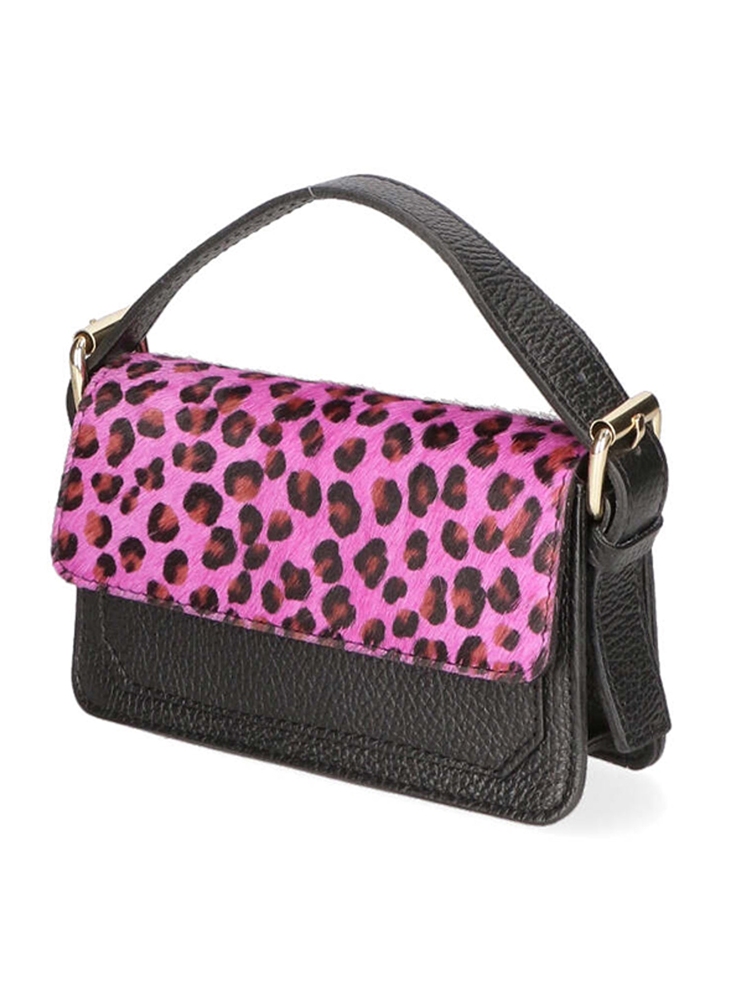 Pochette da Donna Aleide in Vera Pelle Made in Italy 11x18x6,5 cm