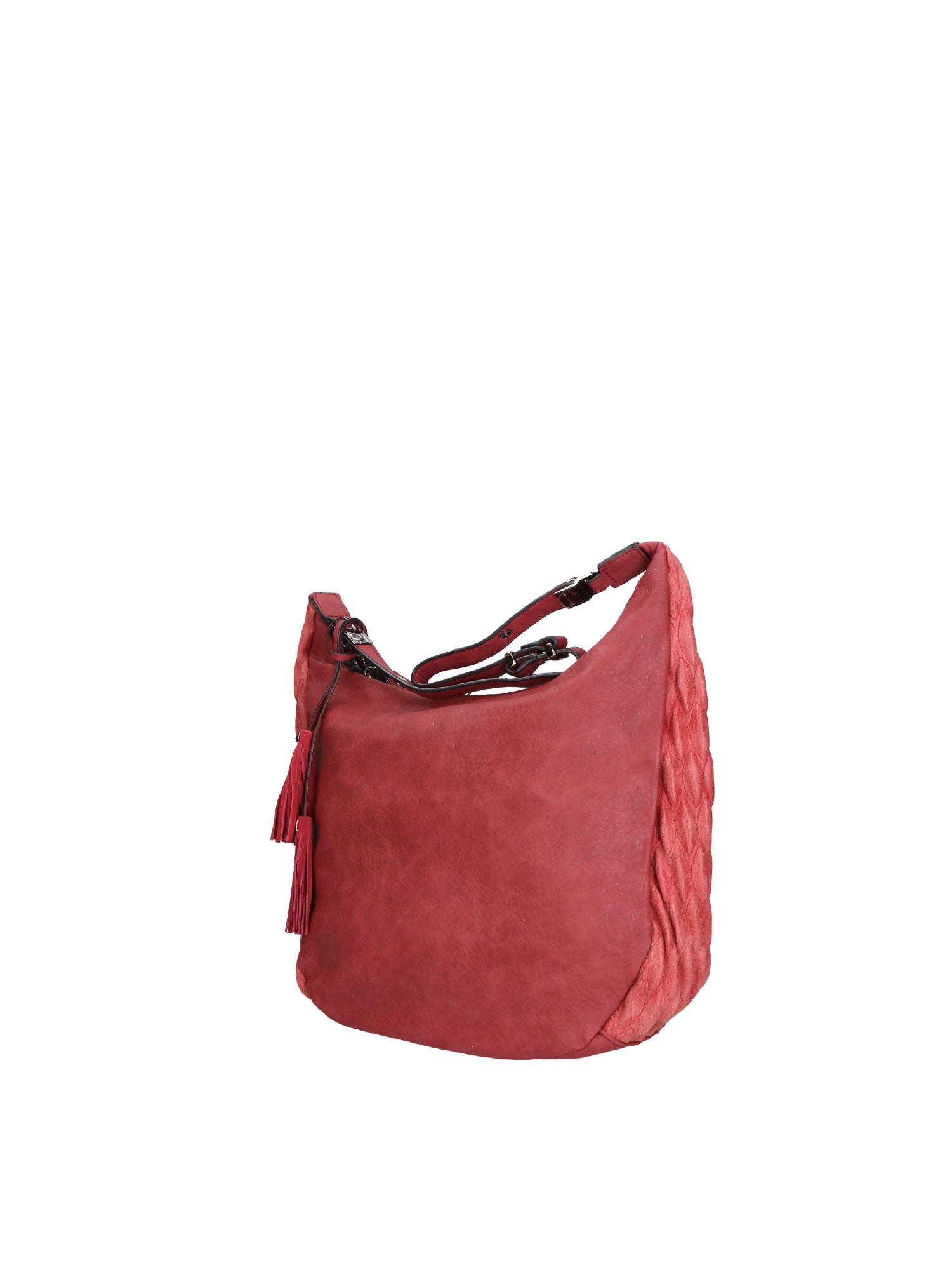 Silvana Elite Borsa a spalla donna Misto nylon e pelle LK0265-BORDEAUX Chiara Ferretti