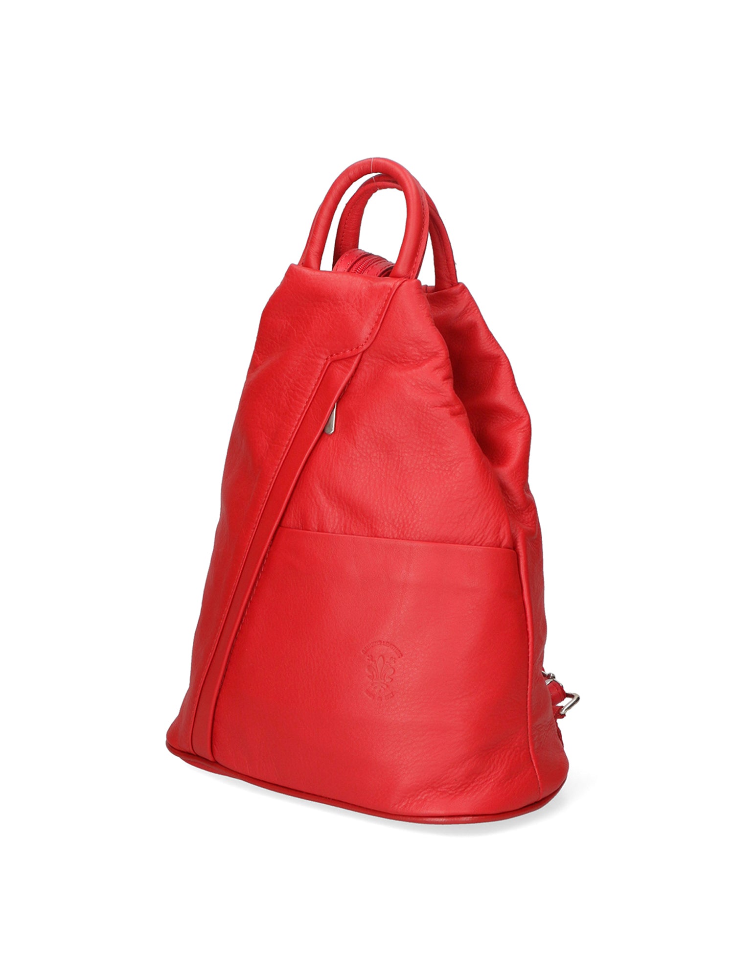 Erika Zaino da donna in vera pelle Casual 80072-ROSSO Chiara Ferretti