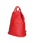 Erika Zaino da donna in vera pelle Casual 80072-ROSSO Chiara Ferretti