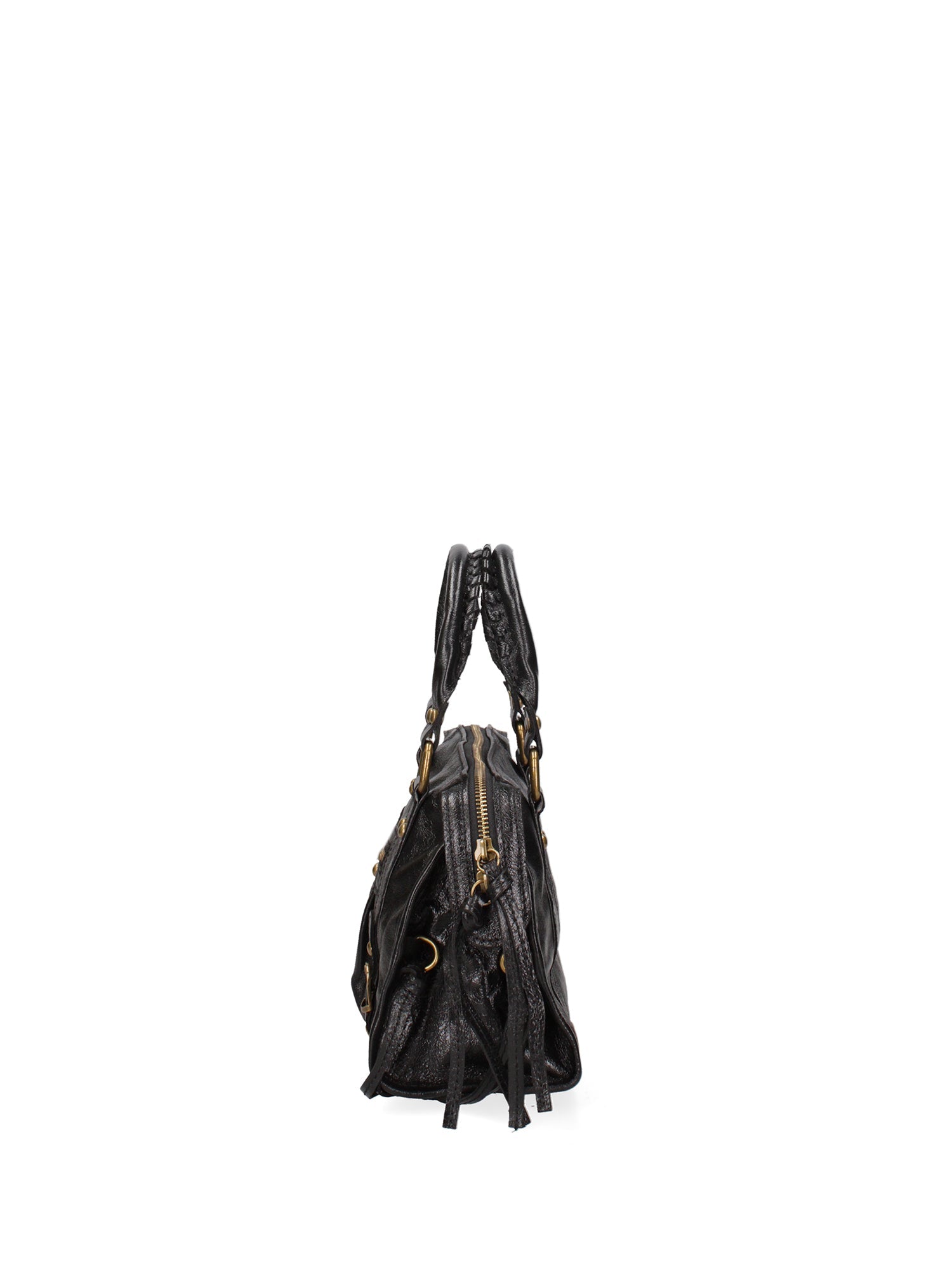 Solara Borsa a spalla da donna Vera pelle 06091 LM-L022 NERO Chiara Ferretti