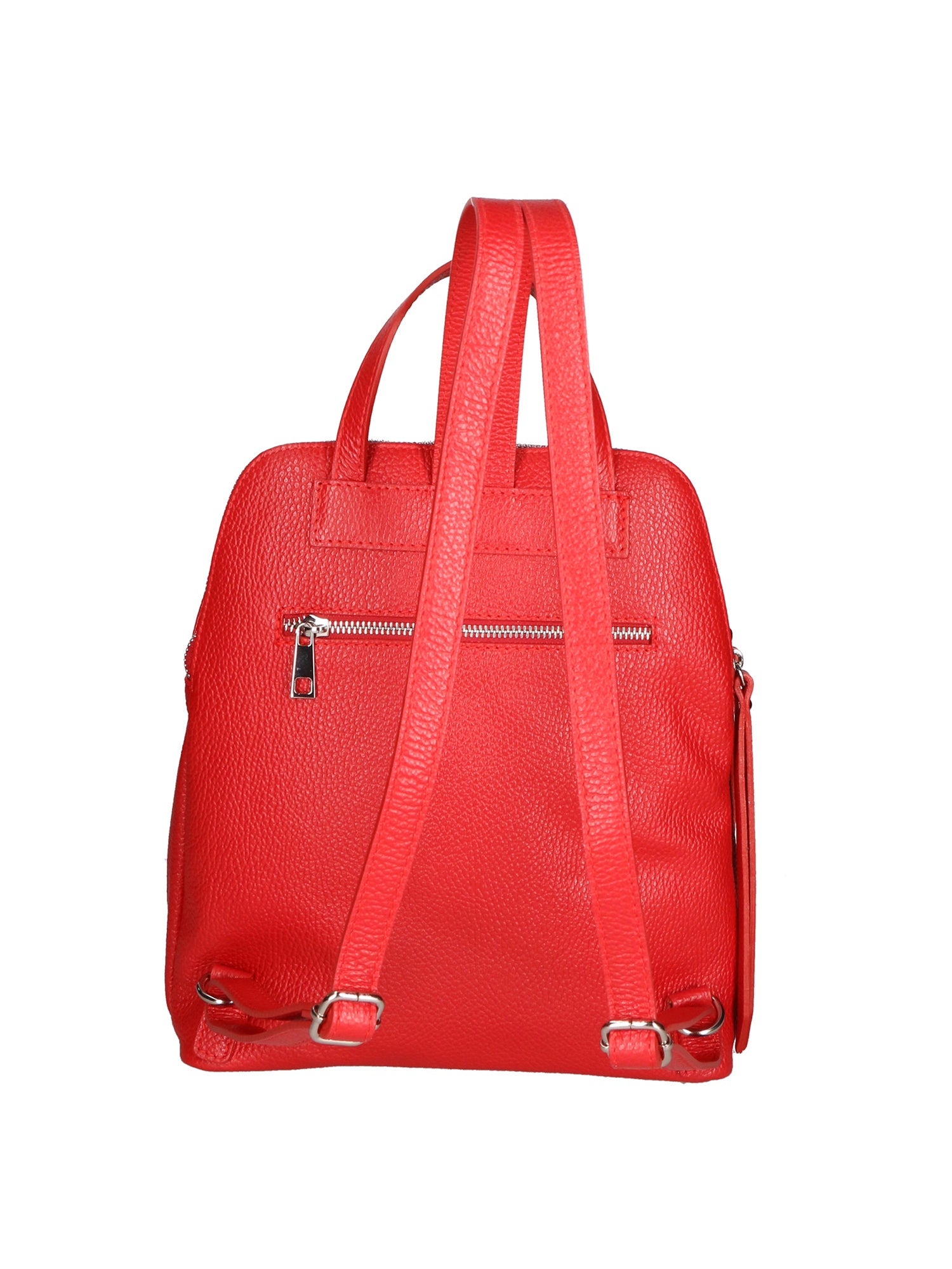 Glenda Borsa a mano da donna Vera pelle 05919-D58 ROSSO FUOCO Chiara Ferretti