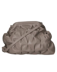 Miriam Borsa a spalla da donna Vera pelle 03770-S27 CENERE Chiara Ferretti
