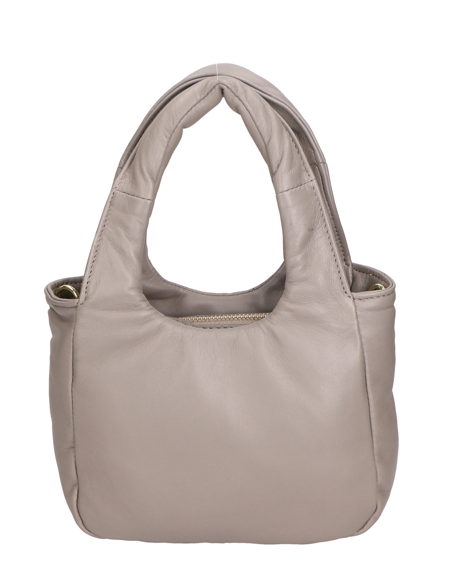 Virna Damenhandtasche aus echtem Leder, hergestellt in Italien, 17 x 24 x 8 cm