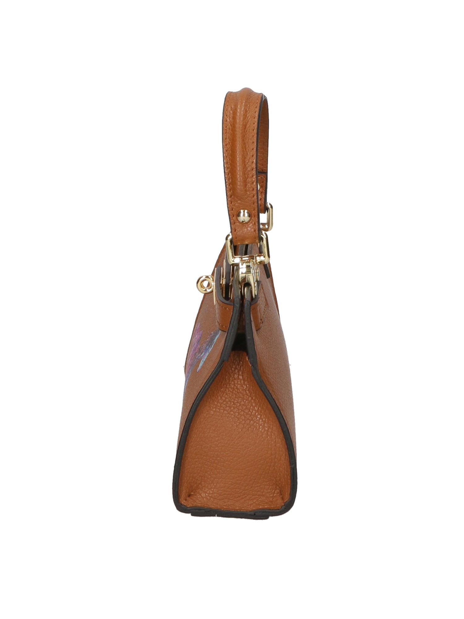 Noel Borsa a mano da donna Vera pelle 04265-D17 CUOIO SCURO DARK COGNAC Chiara Ferretti