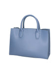Lodovica Damenhandtasche aus echtem Leder, hergestellt in Italien, 22 x 32 x 13 cm