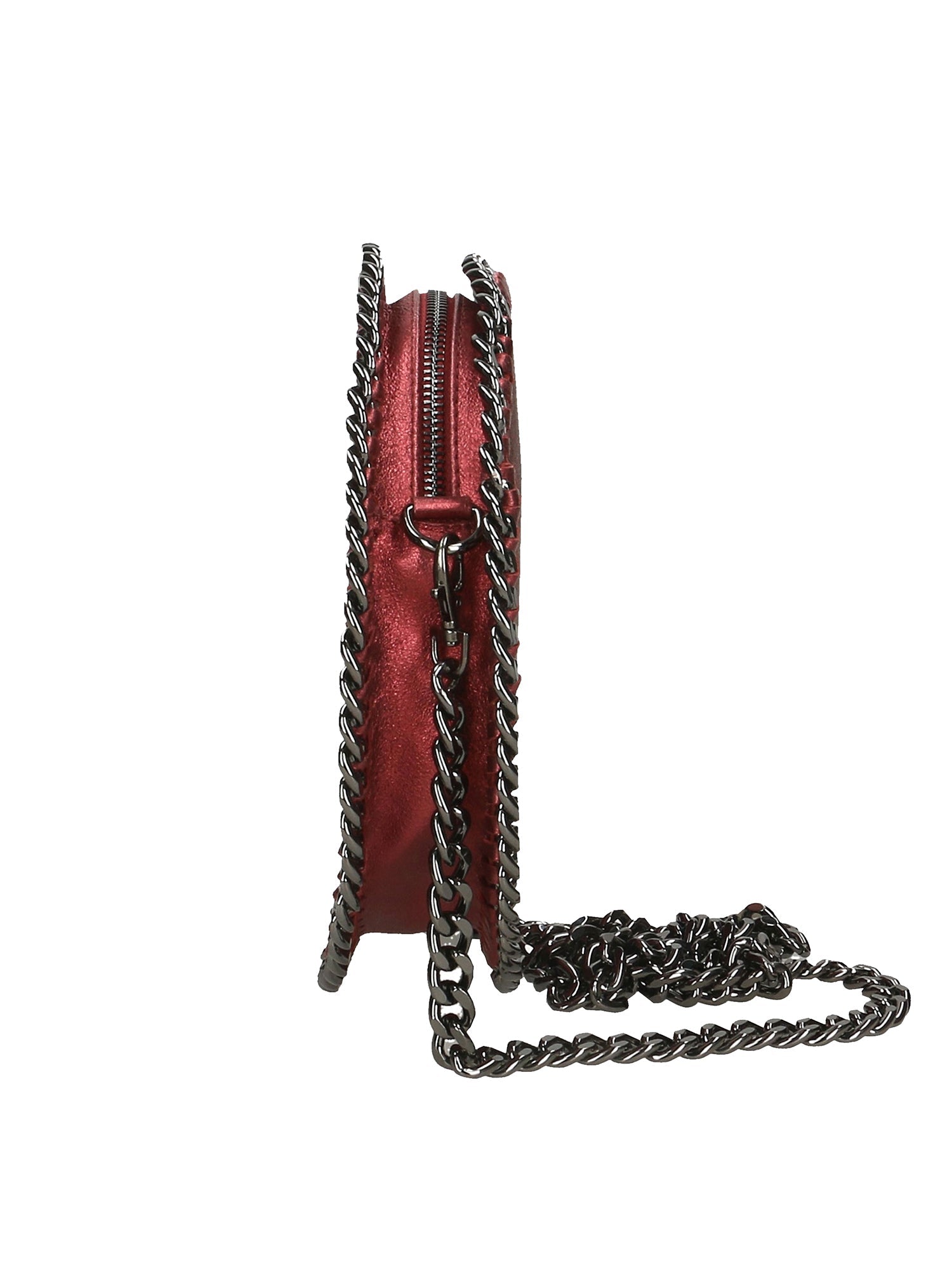 Nora Borsa a spalla da donna Vera pelle 540007-BORDO BORDEUX Chiara Ferretti