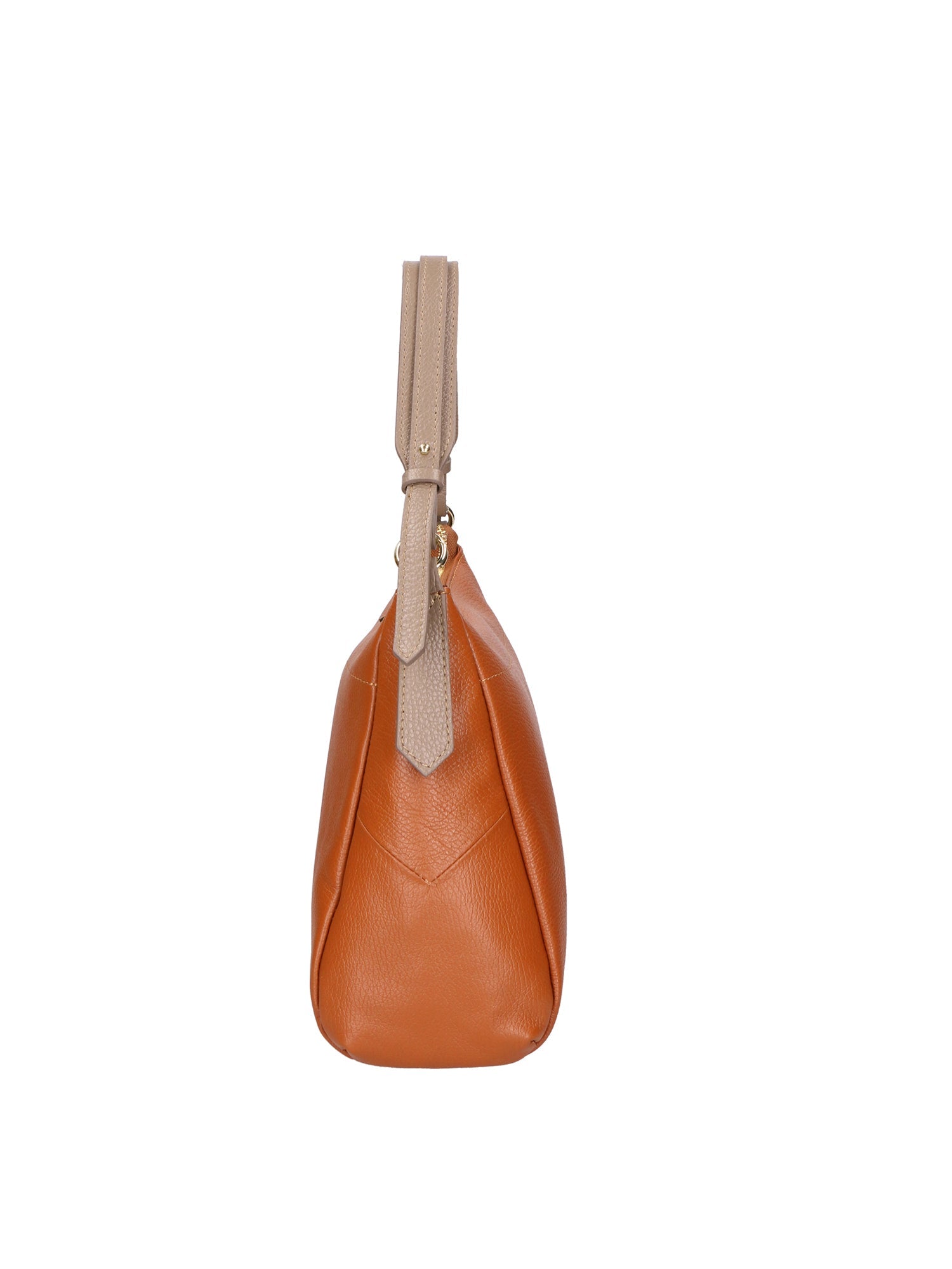 Vladimira Borsa a spalla da donna Vera pelle 06675-D17 CUOIO + D40 TAUPE Chiara Ferretti