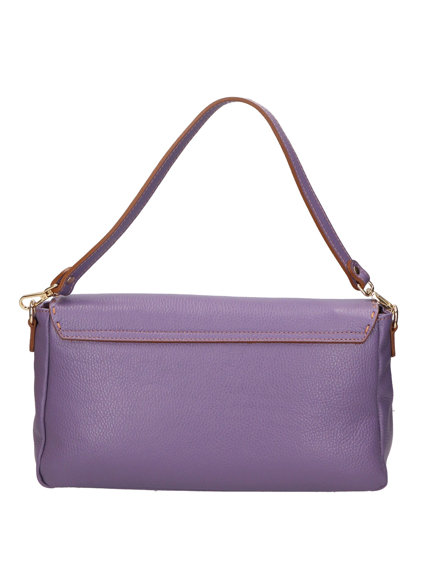 Walda Damen-Schultertasche aus echtem Leder, hergestellt in Italien, 34 x 17,5 x 10 cm