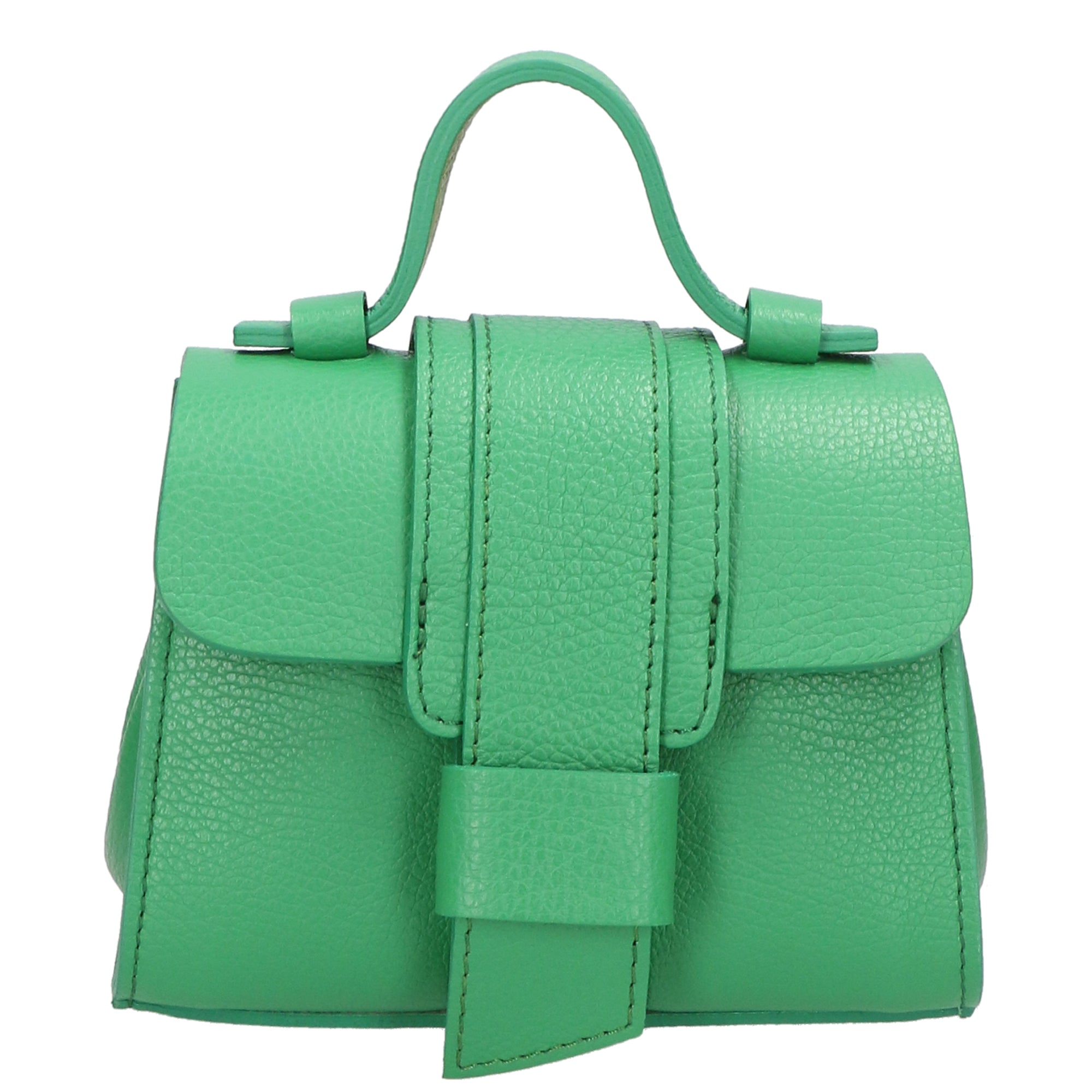 Isabel Borsa a mano da donna Vera pelle 06250-D47 VERDE MELA + D507 ALOE Chiara Ferretti
