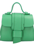 Isabel Borsa a mano da donna Vera pelle 06250-D47 VERDE MELA + D507 ALOE Chiara Ferretti