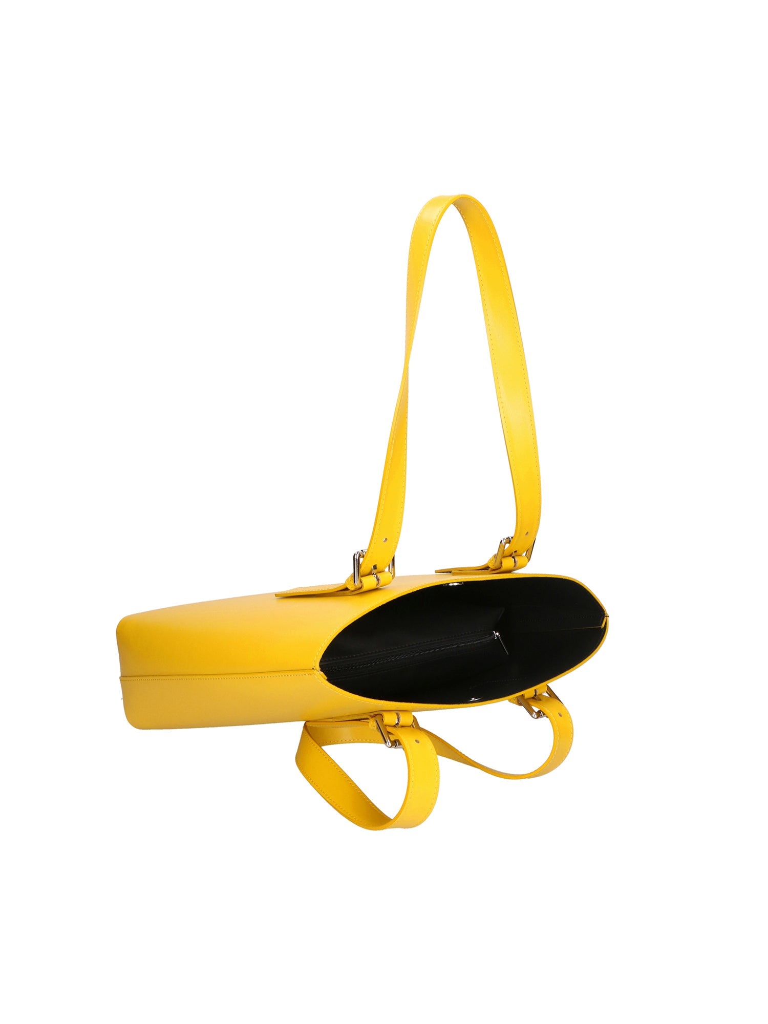 Germana Borsa a spalla da donna 100% pelle 05924-B04 GIALLO Chiara Ferretti